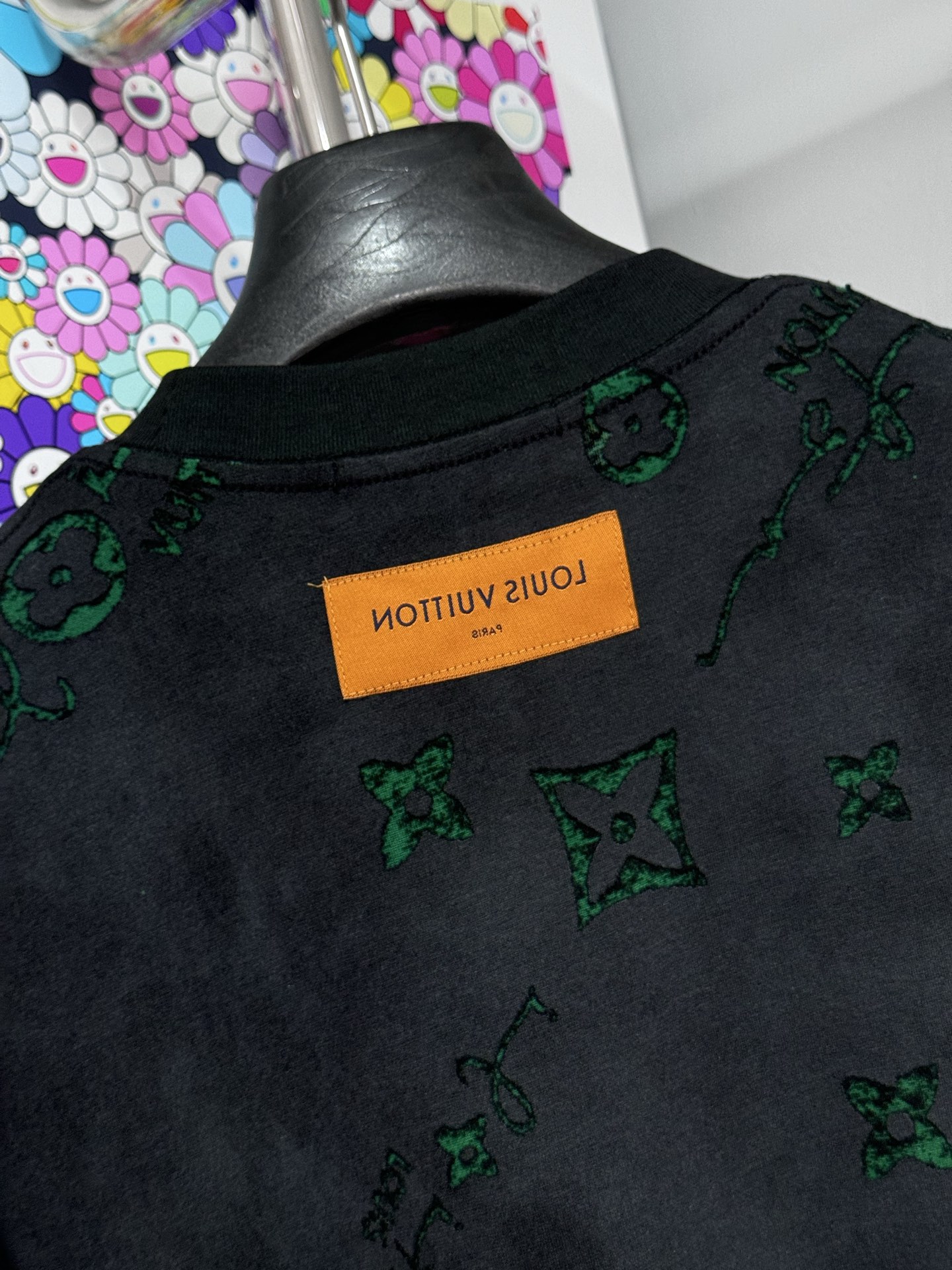 Louis Vuitton LV26SS早春logo烧花提花短袖