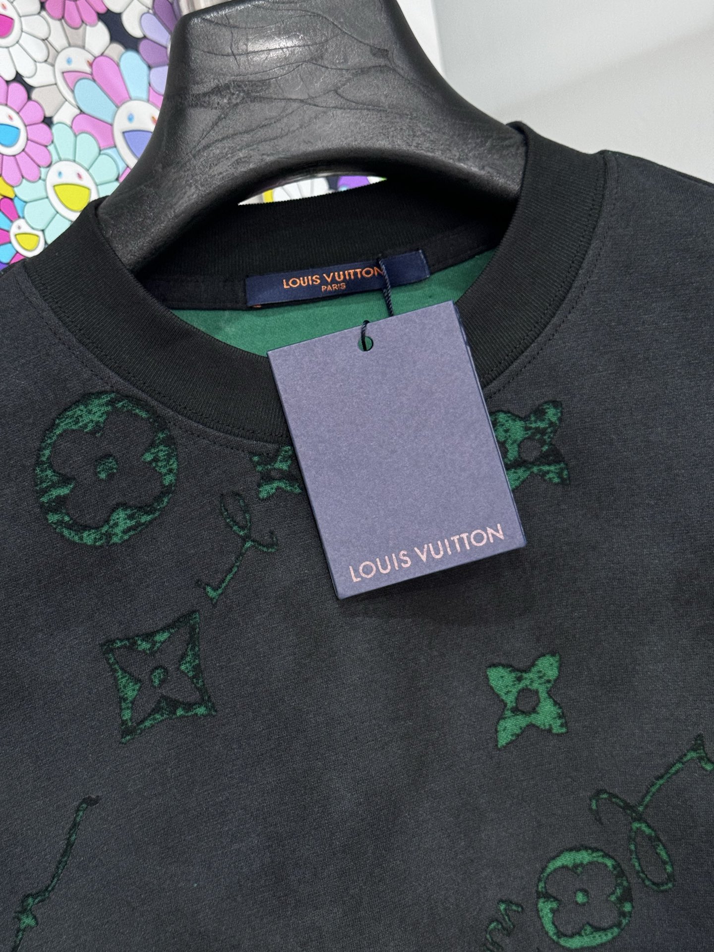 Louis Vuitton LV26SS早春logo烧花提花短袖