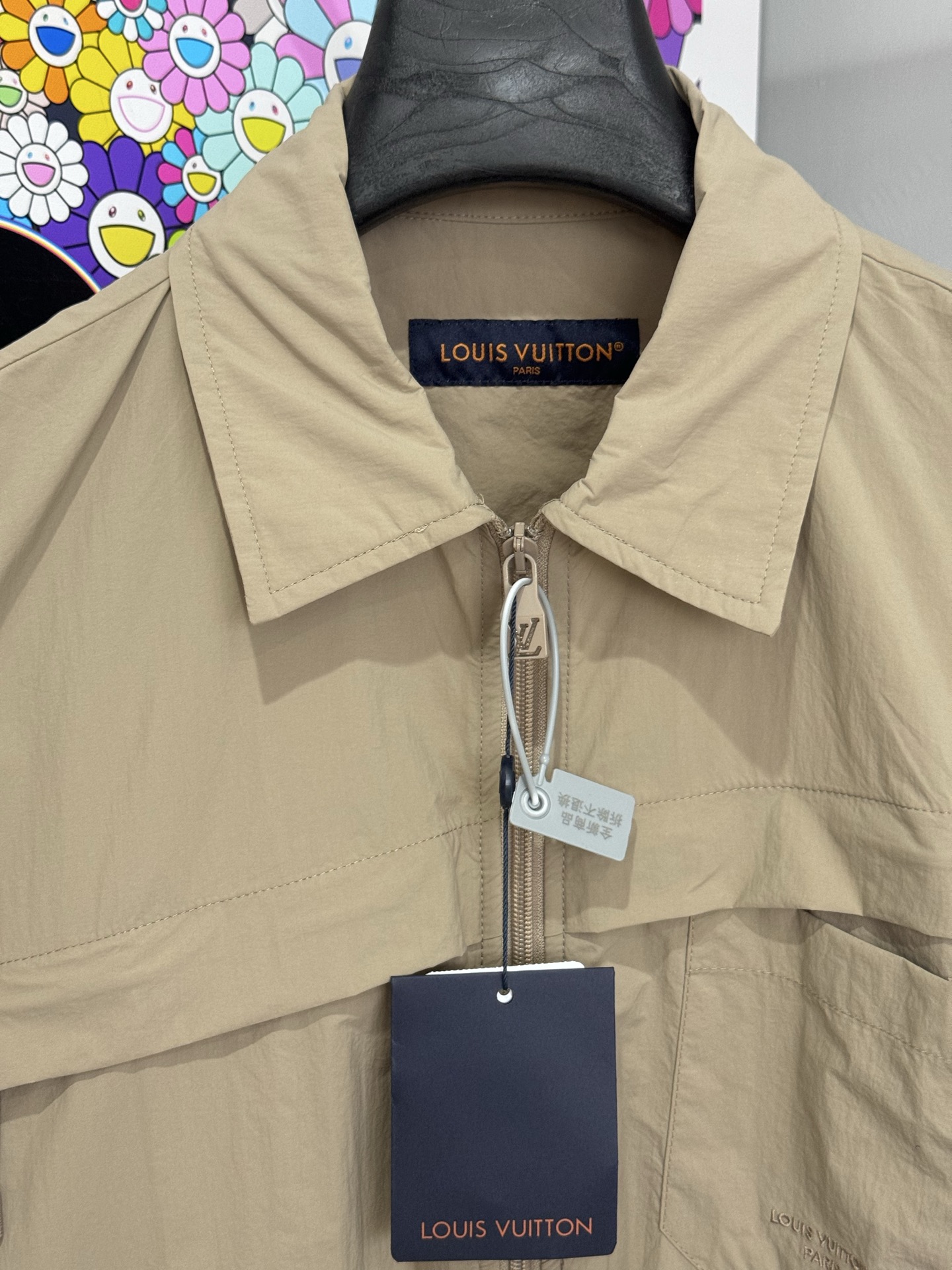 Louis Vuitton LV 26SS拉链露营短袖衬衫