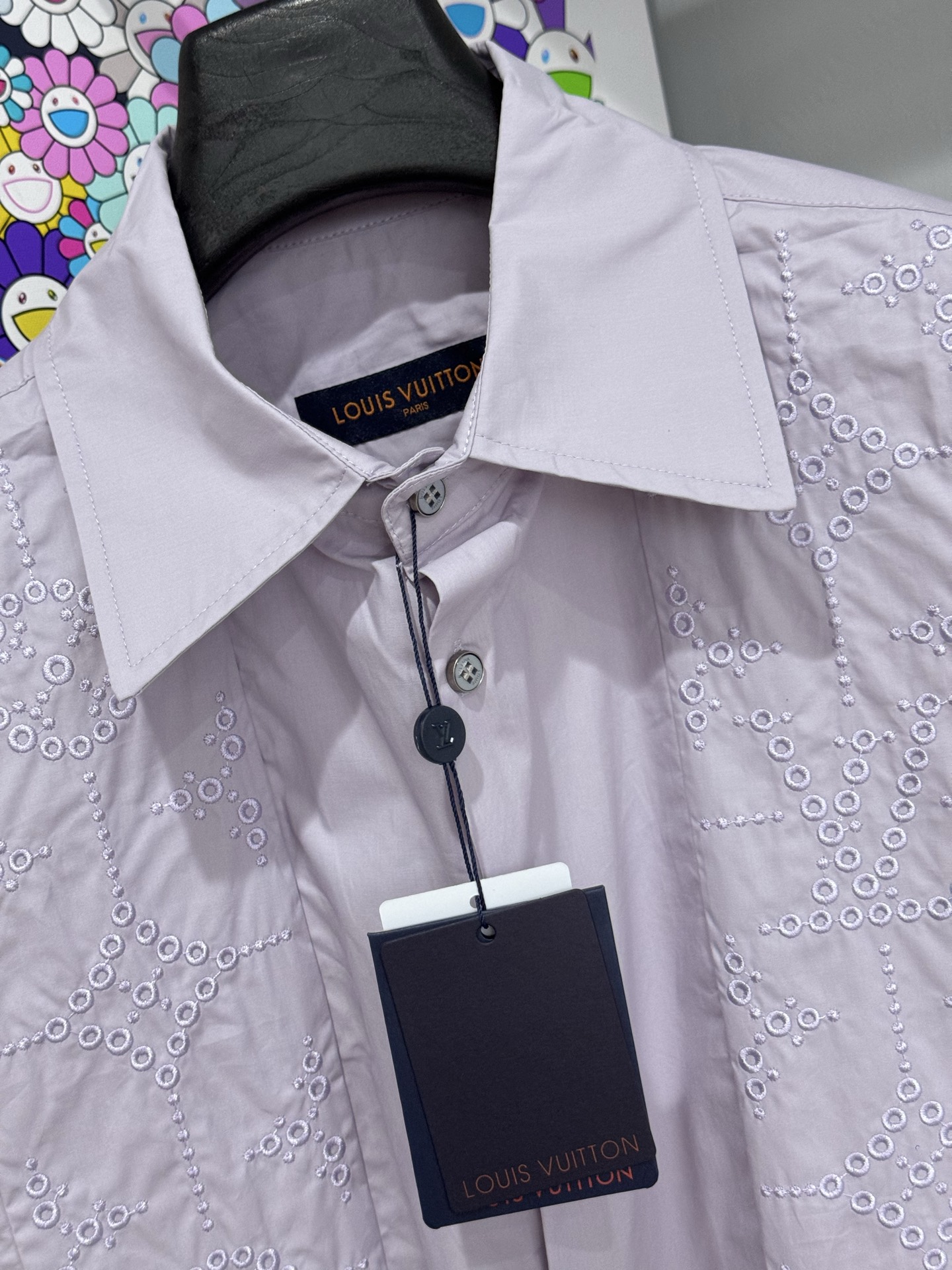 Louis Vuitton LV SS26镂空刺绣衬衫