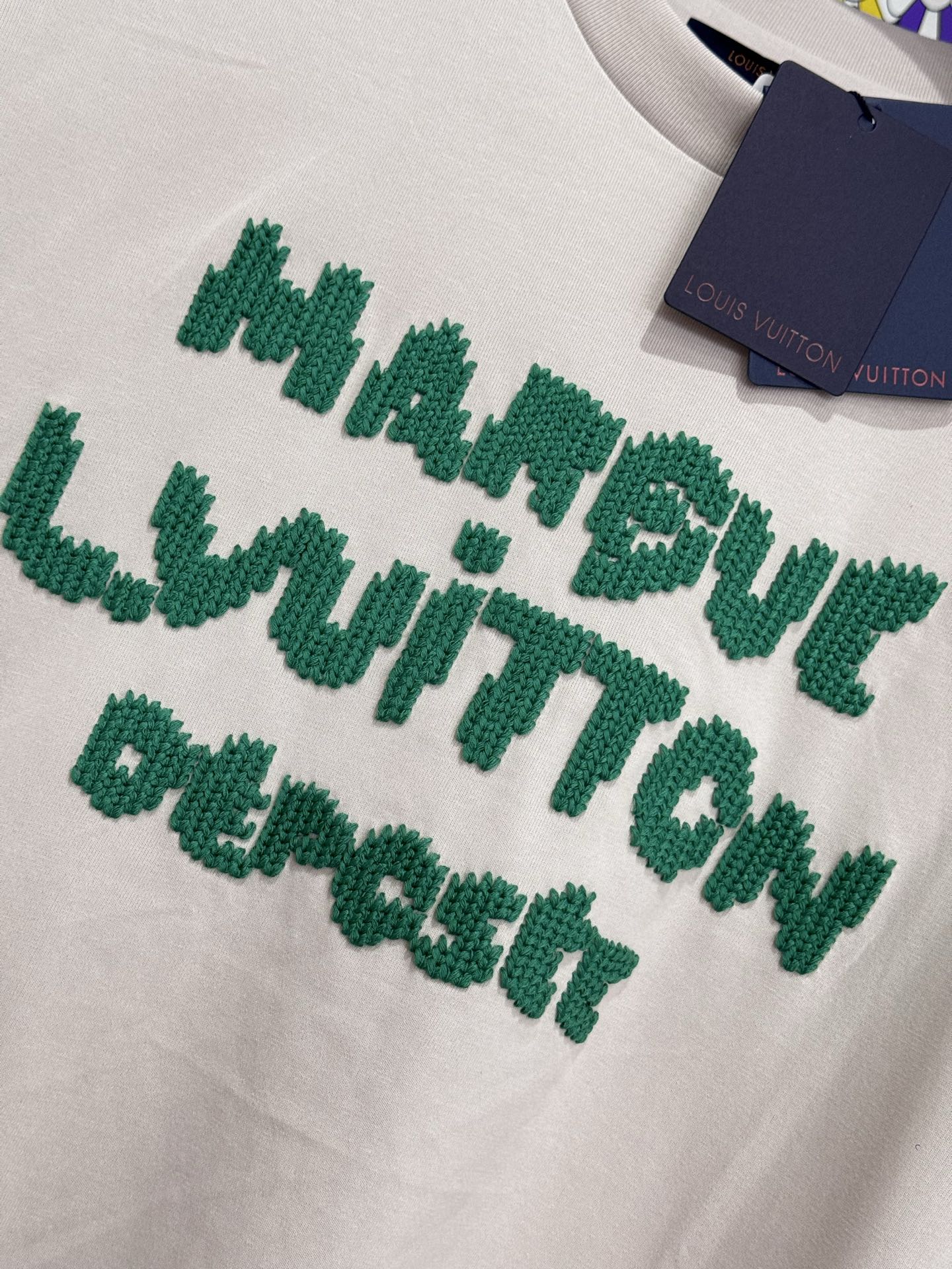 Louis Vuitton LV 中空绣花短袖