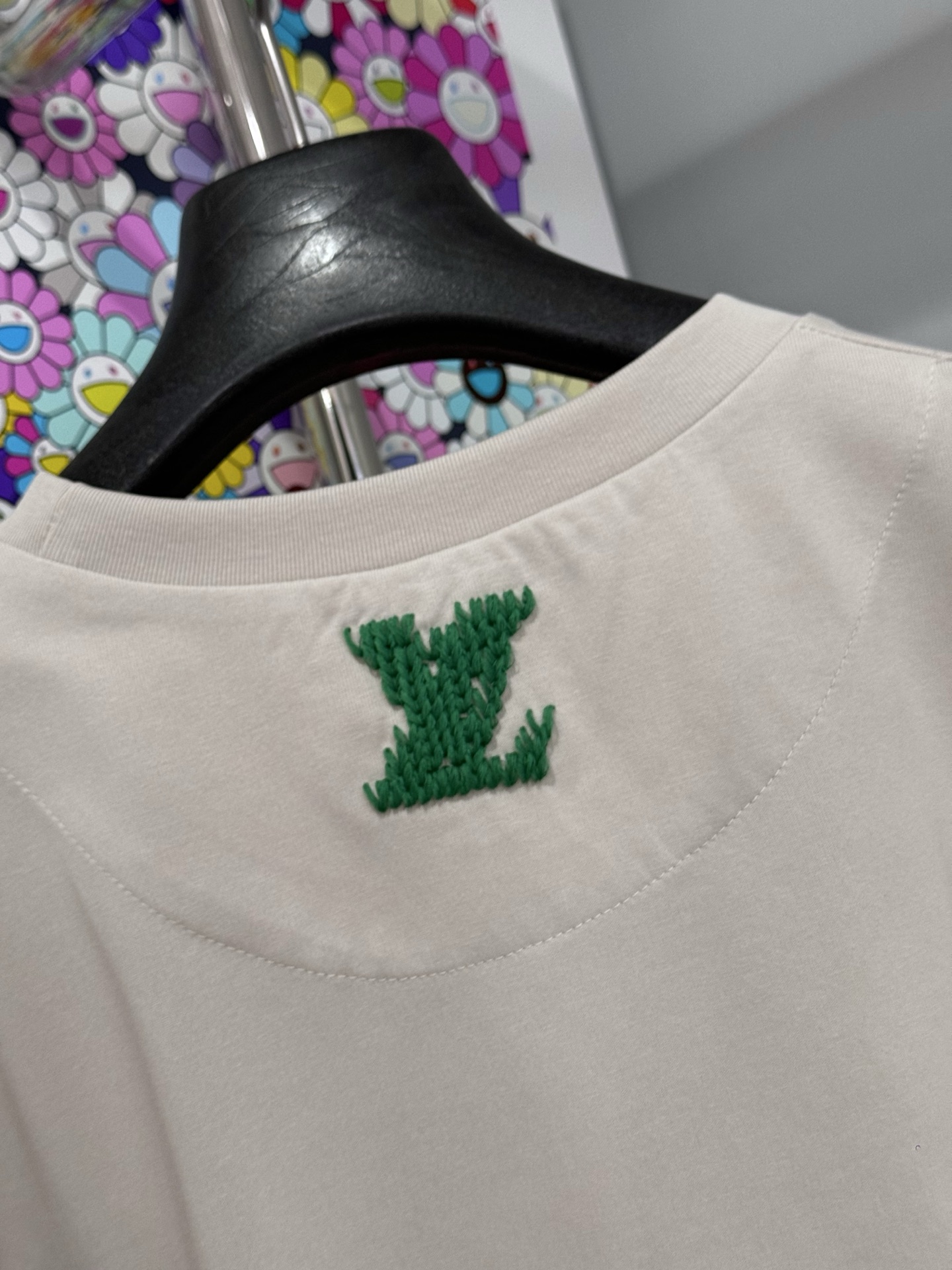 Louis Vuitton LV 中空绣花短袖