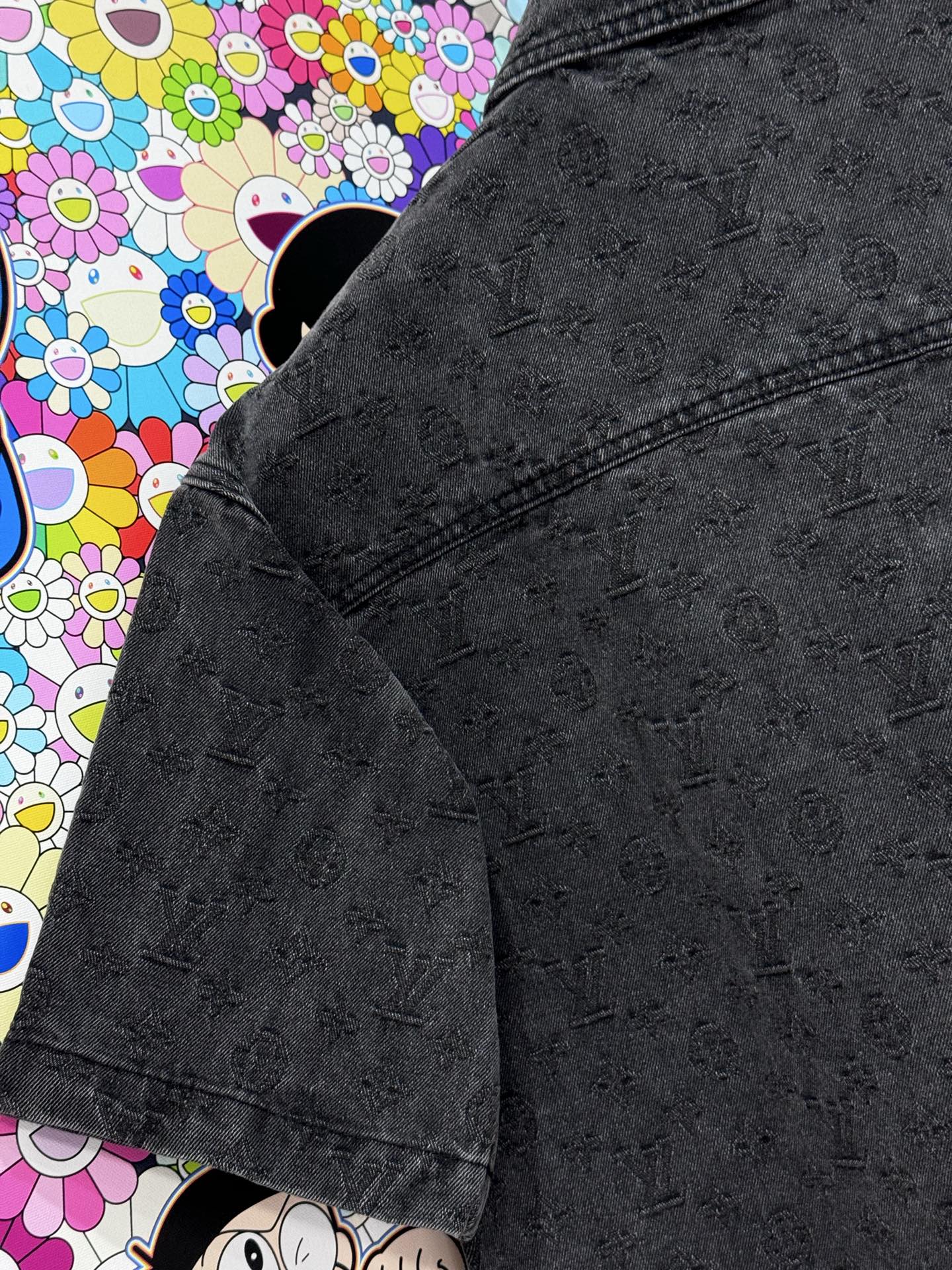 Louis Vuitton LV 26SS暗纹满印提花牛仔衬衫