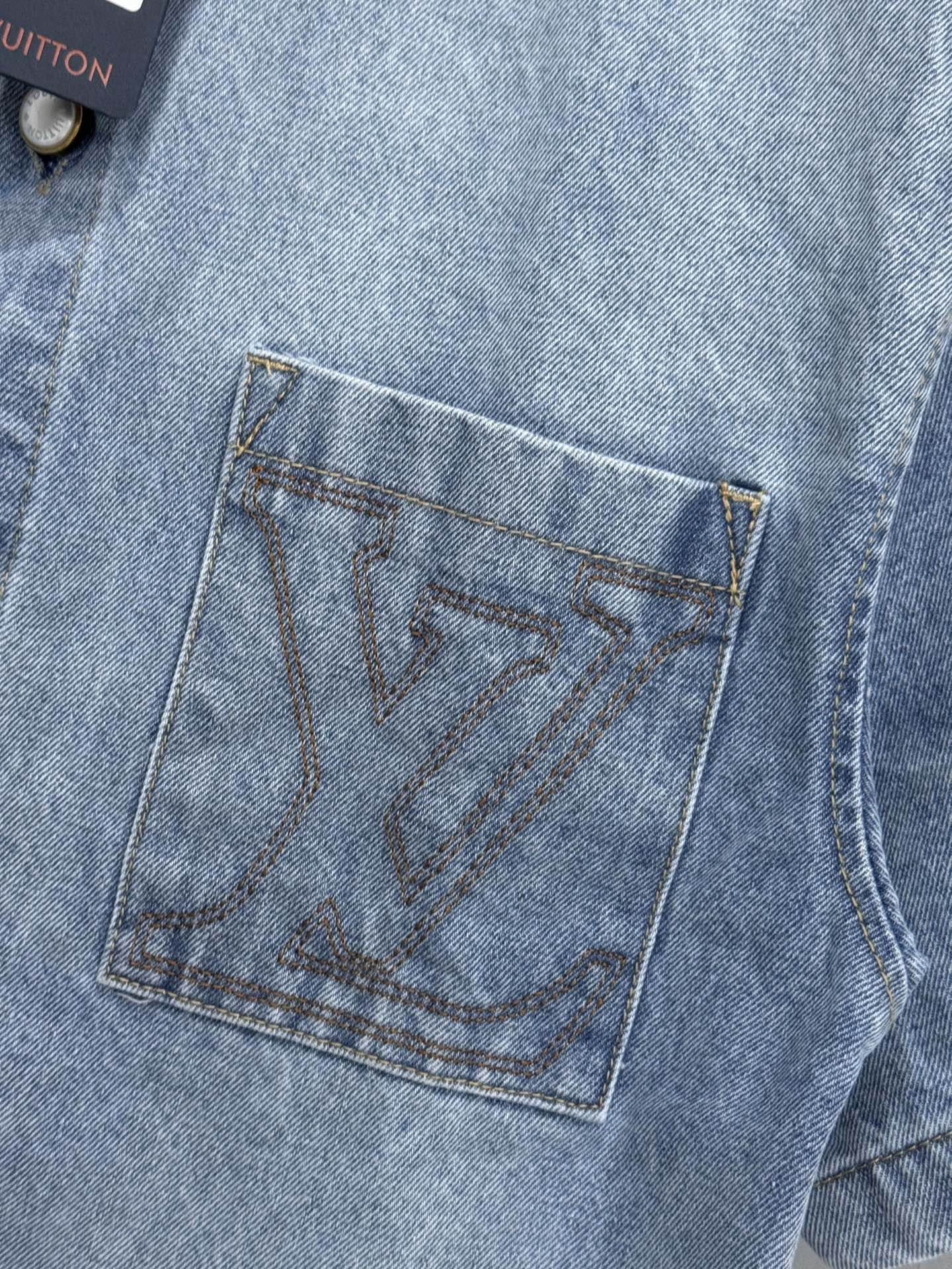 Louis Vuitton LV 26SS早春牛仔马甲