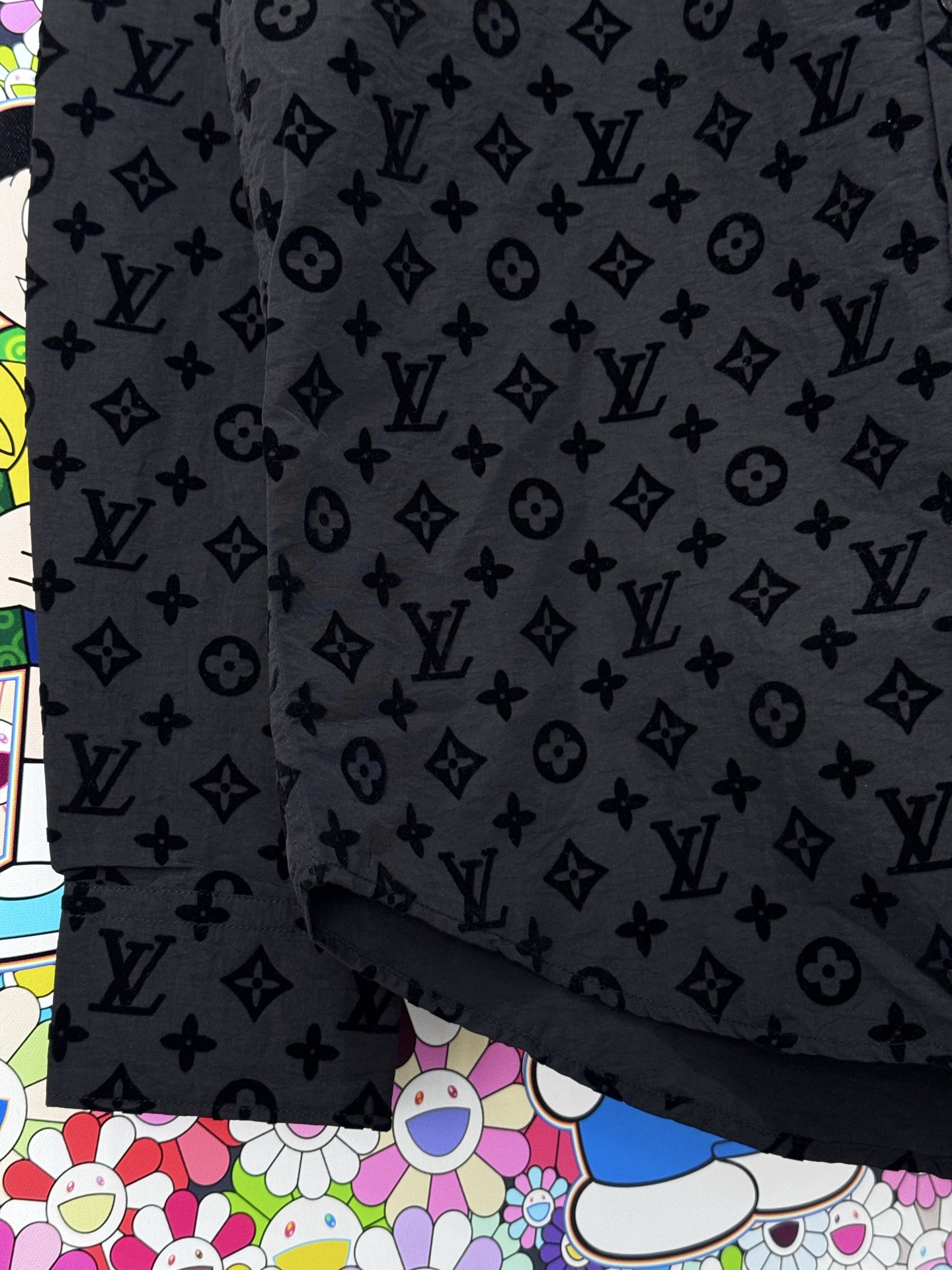 Louis Vuitton LV 全幅满印植绒长袖衬衫