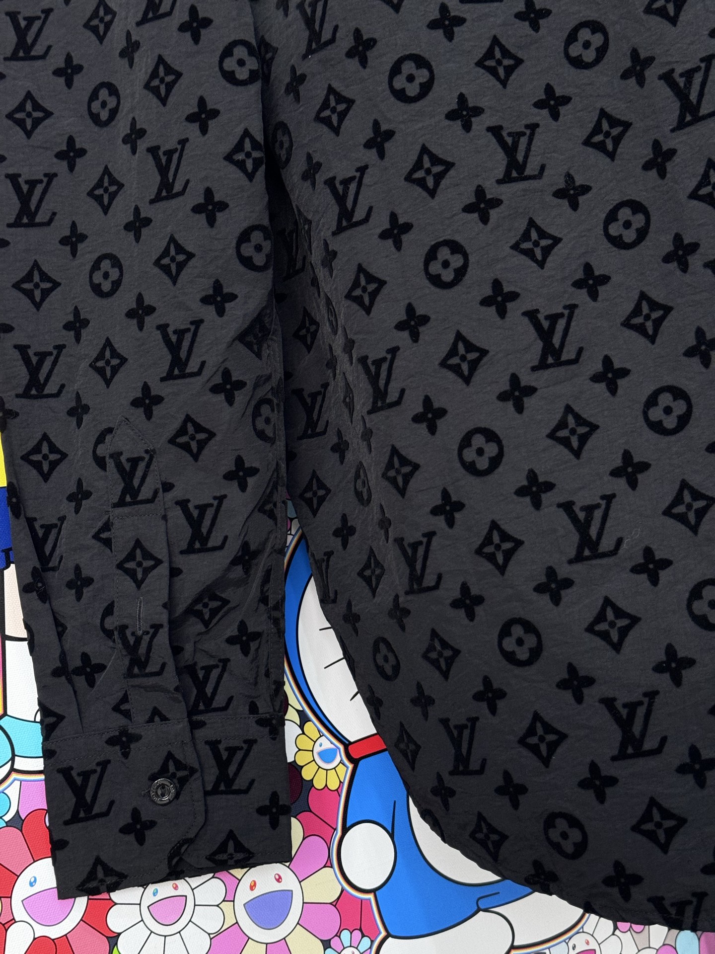 Louis Vuitton LV 全幅满印植绒长袖衬衫