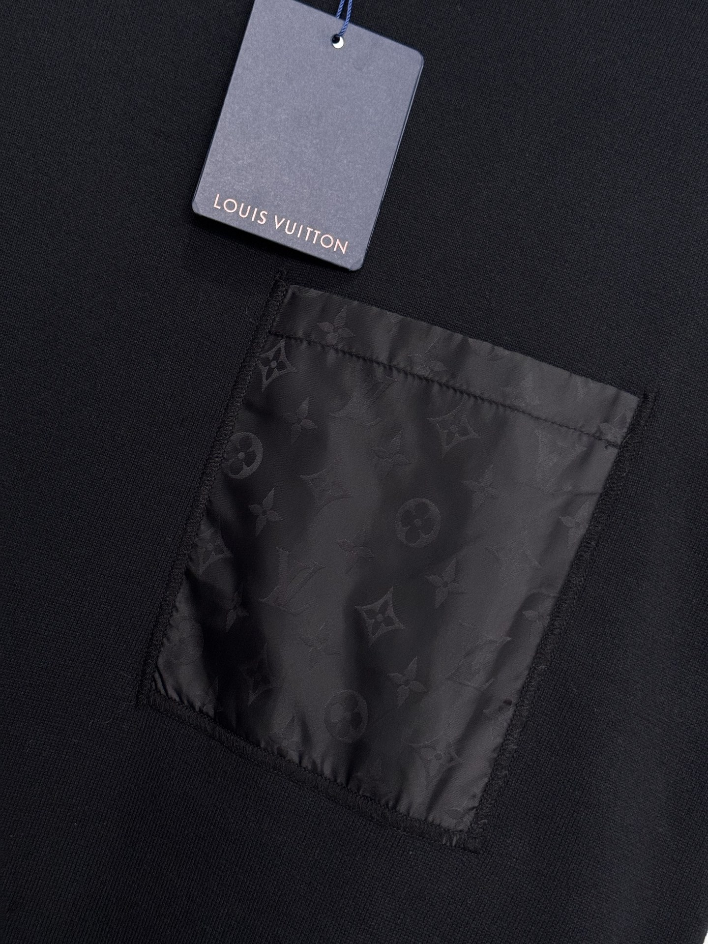 Louis Vuitton LV 提花拼接针织短袖