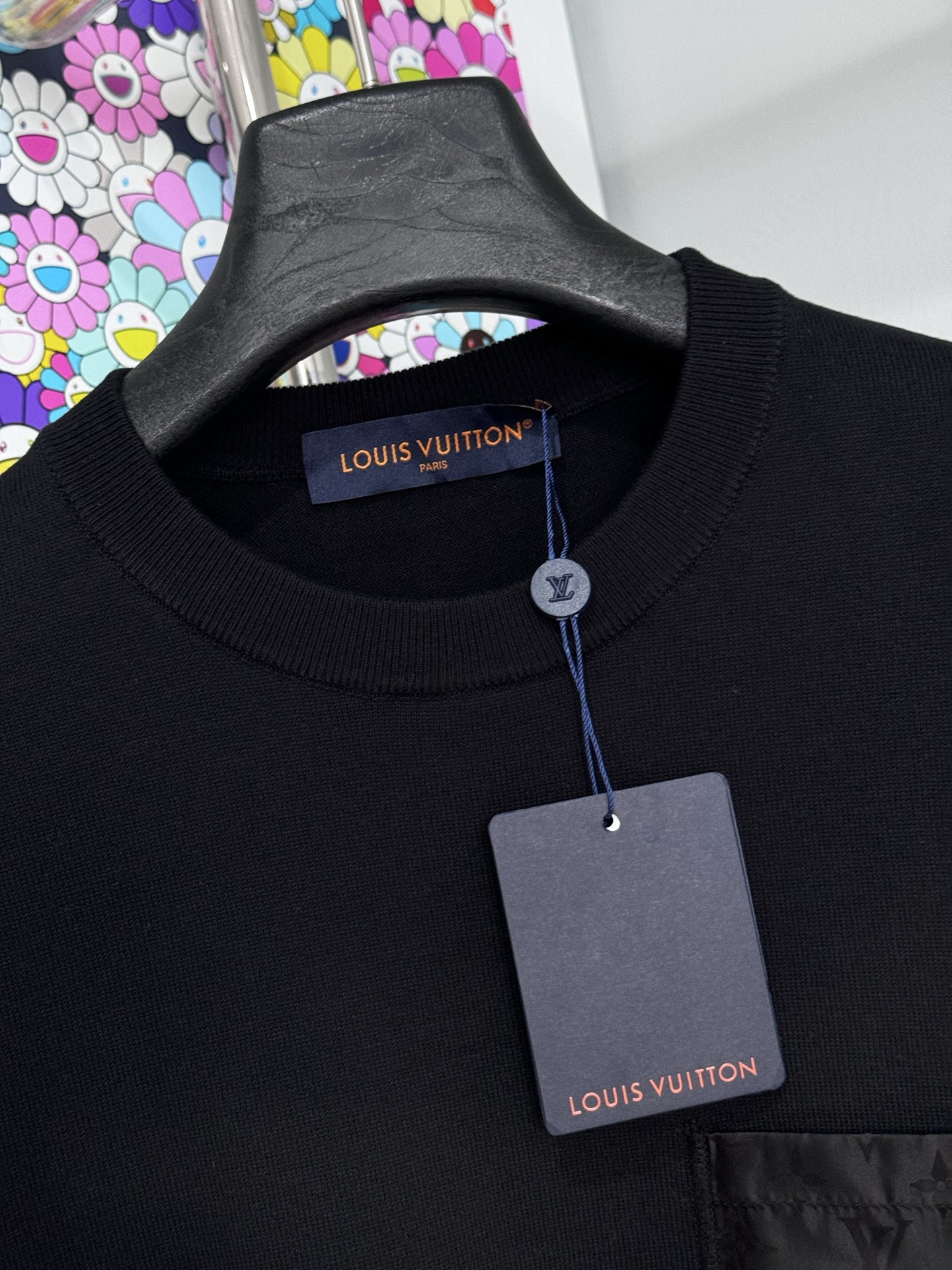 Louis Vuitton LV 提花拼接针织短袖