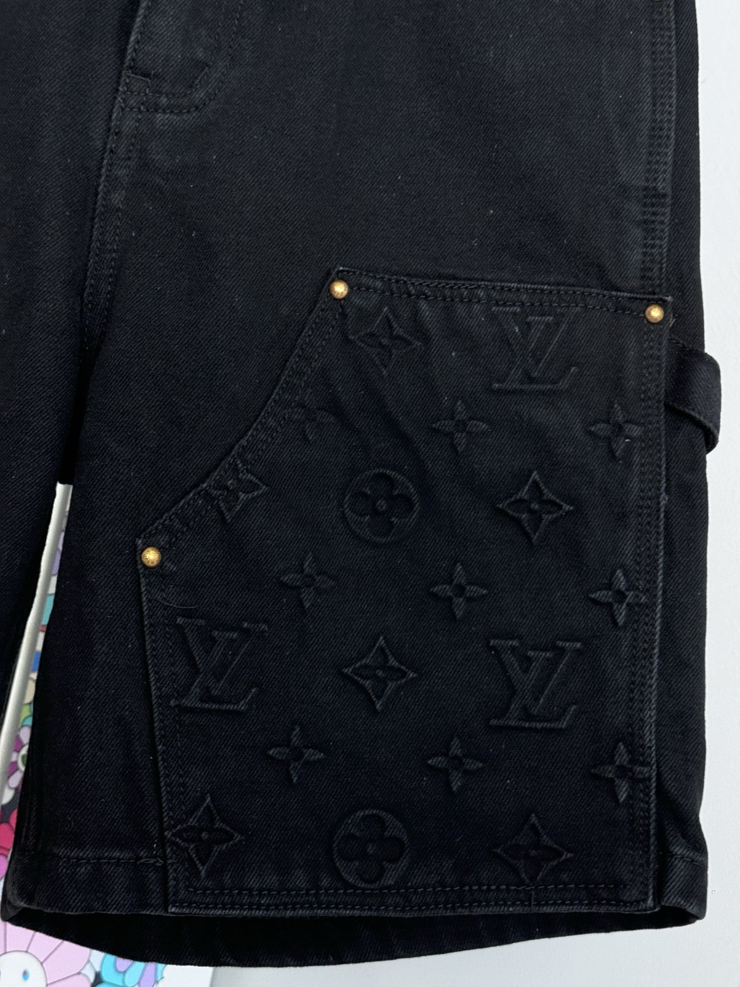 Louis Vuitton LV 26SS春夏重工牛仔工装短裤