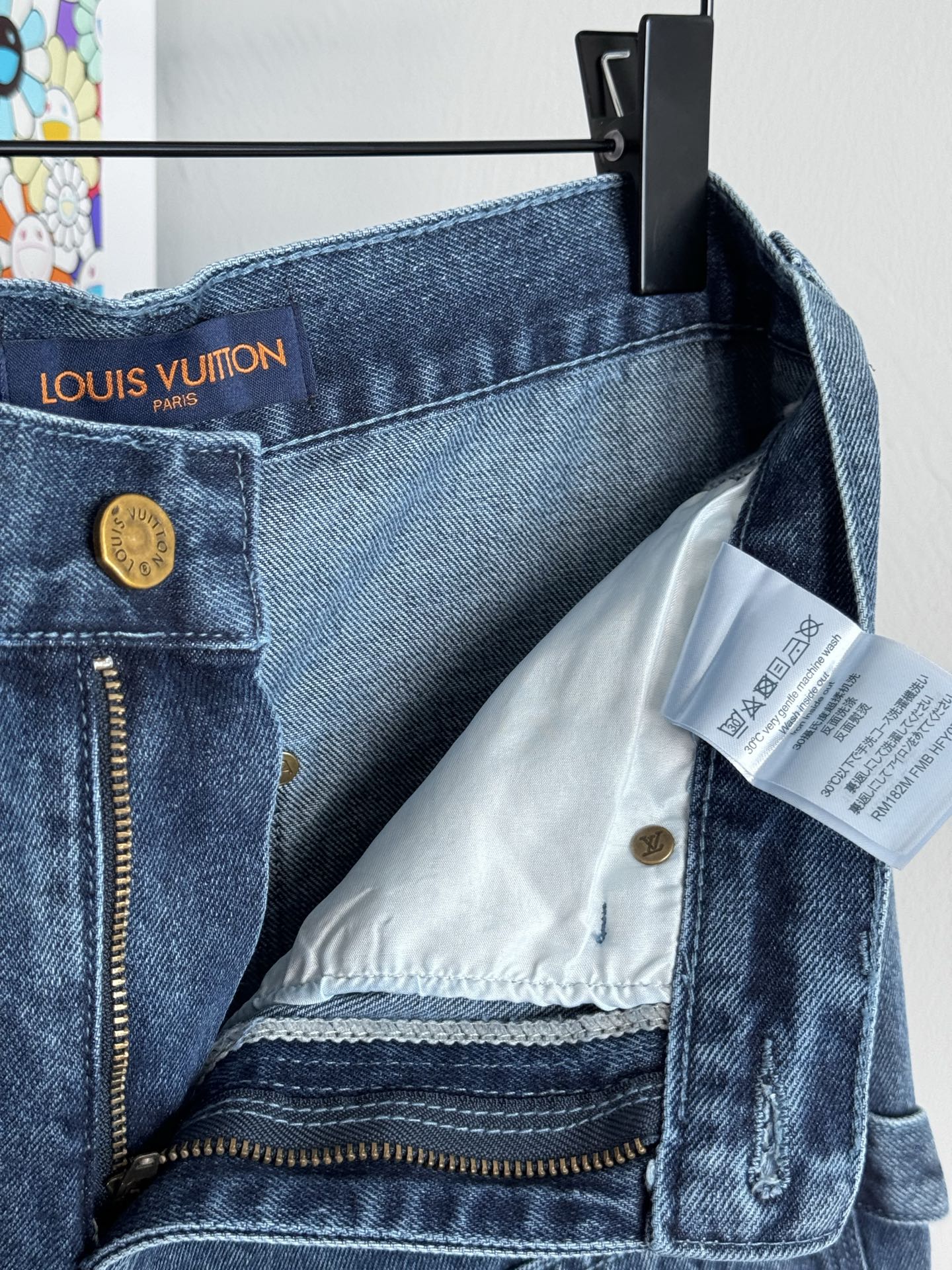Louis Vuitton LV 26SS春夏重工牛仔工装短裤