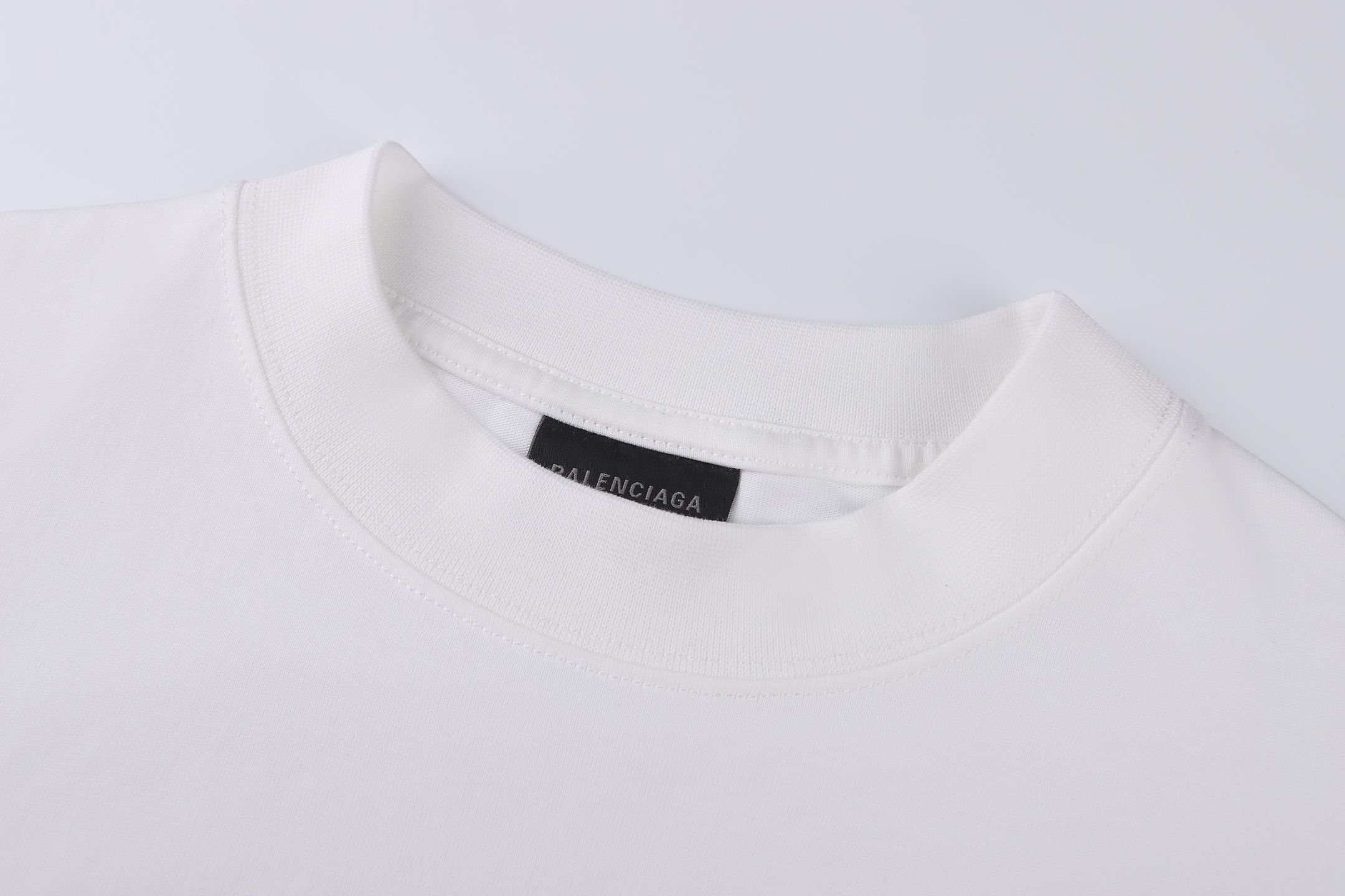Balenciaga BAL 字母印花落肩短袖