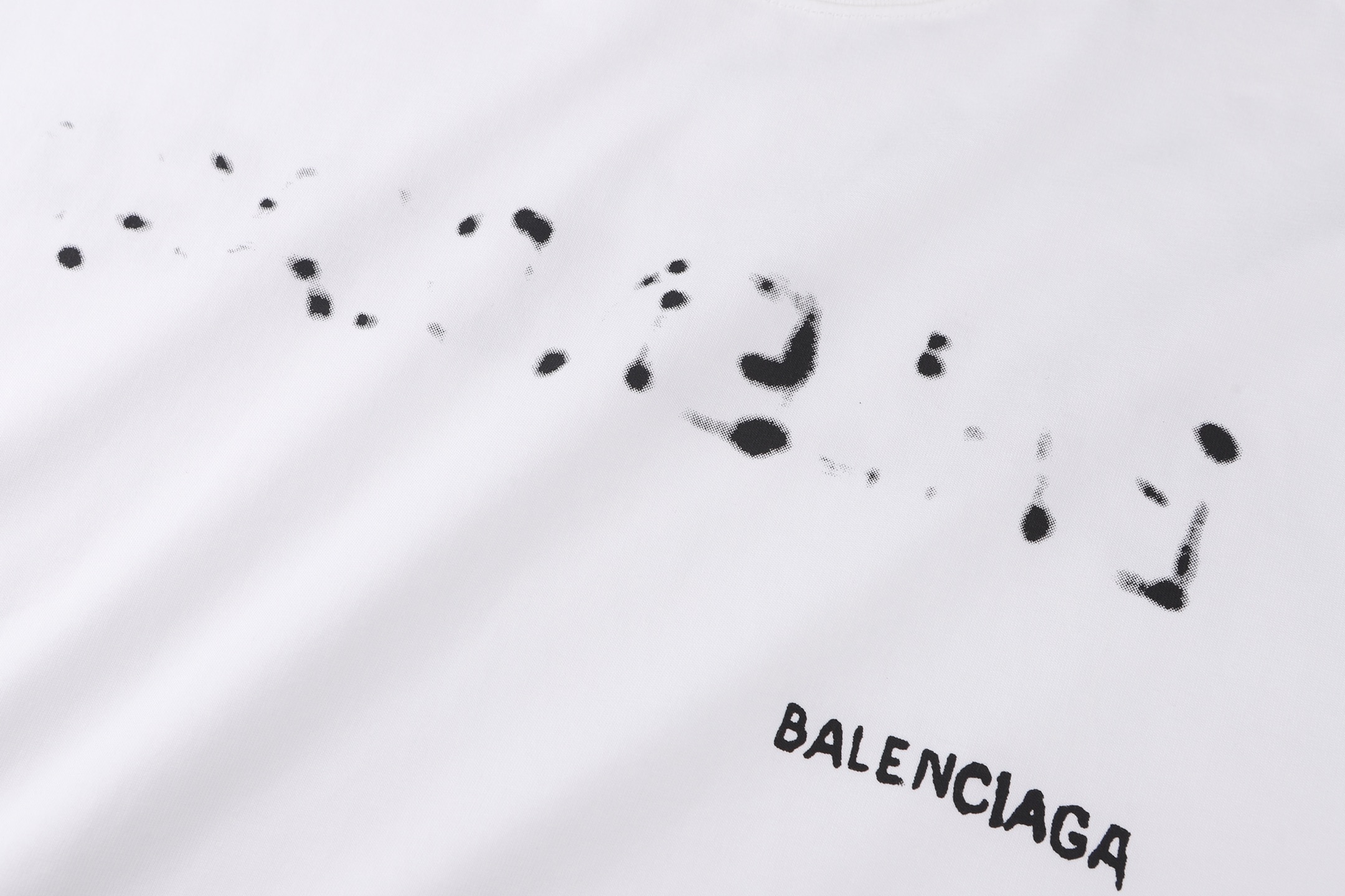 Balenciaga BAL 字母印花落肩短袖
