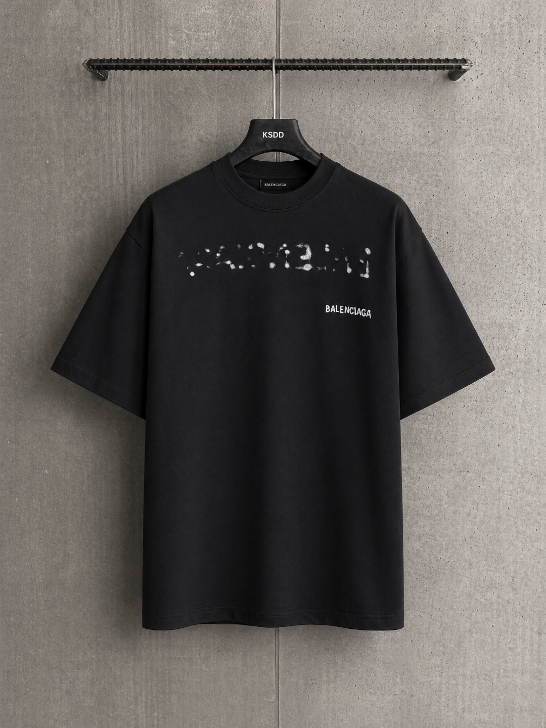Balenciaga BAL 字母印花落肩短袖