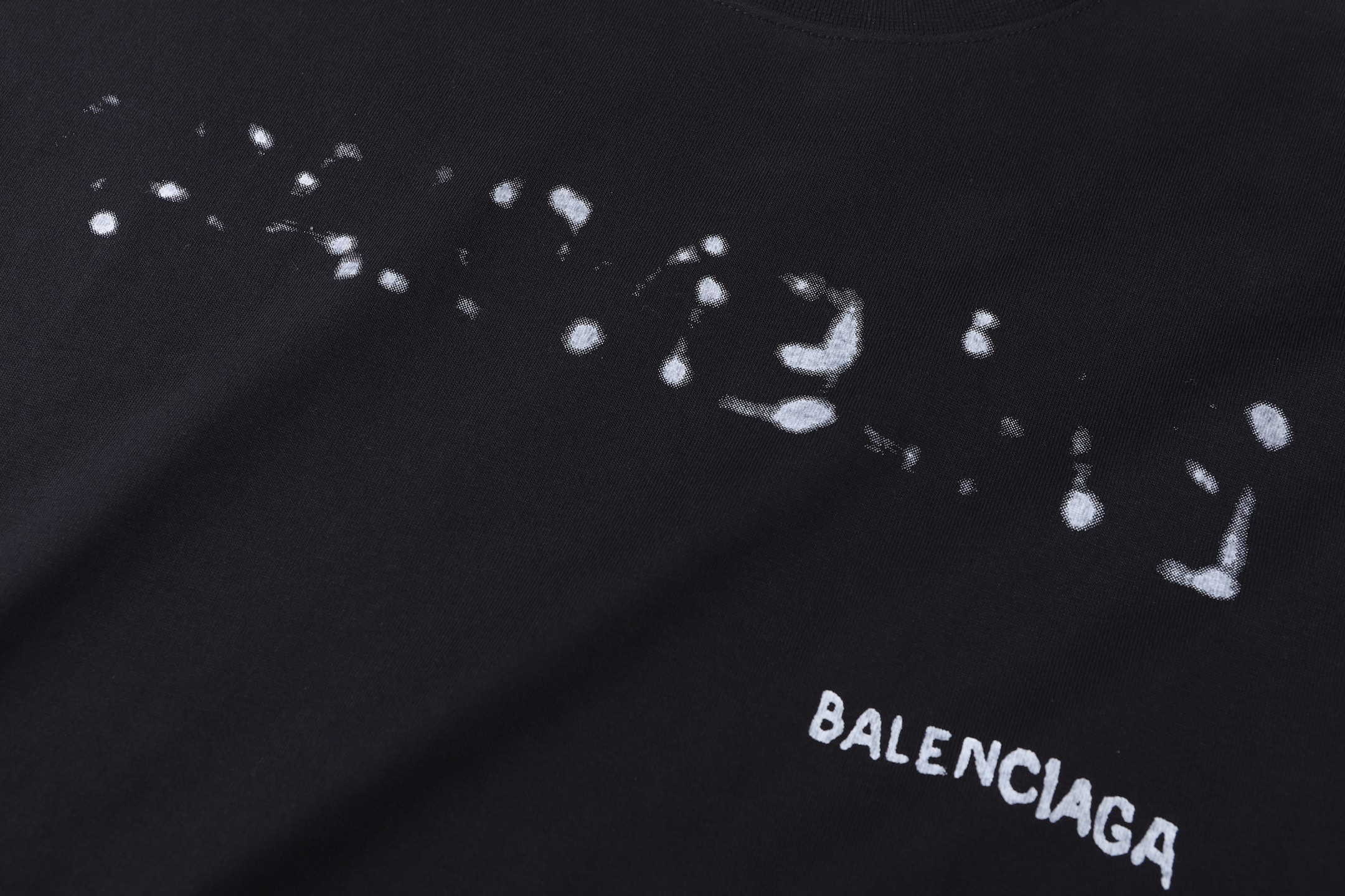 Balenciaga BAL 字母印花落肩短袖
