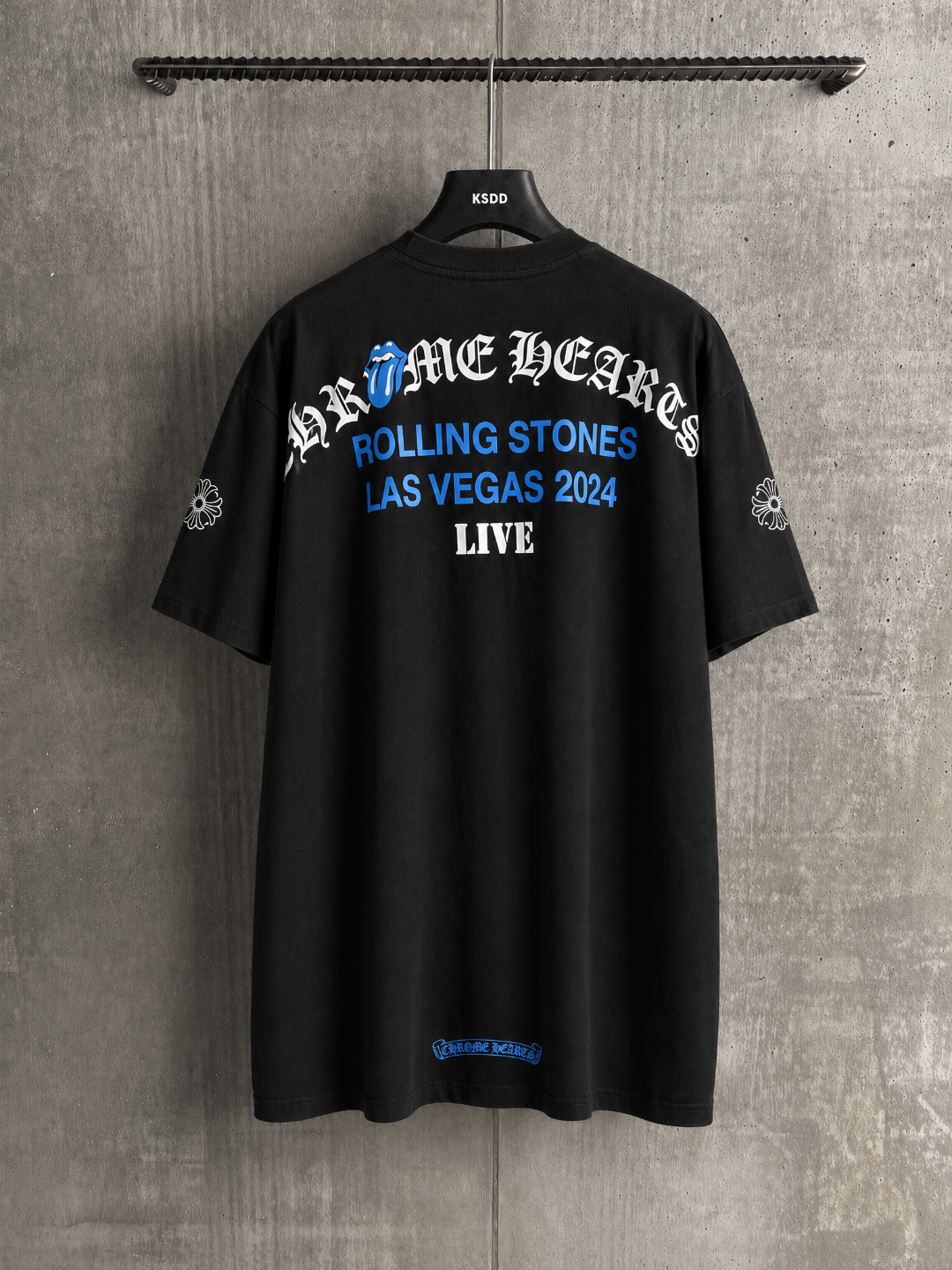 Chrome Hearts CH滚石纽约限定舌头短袖