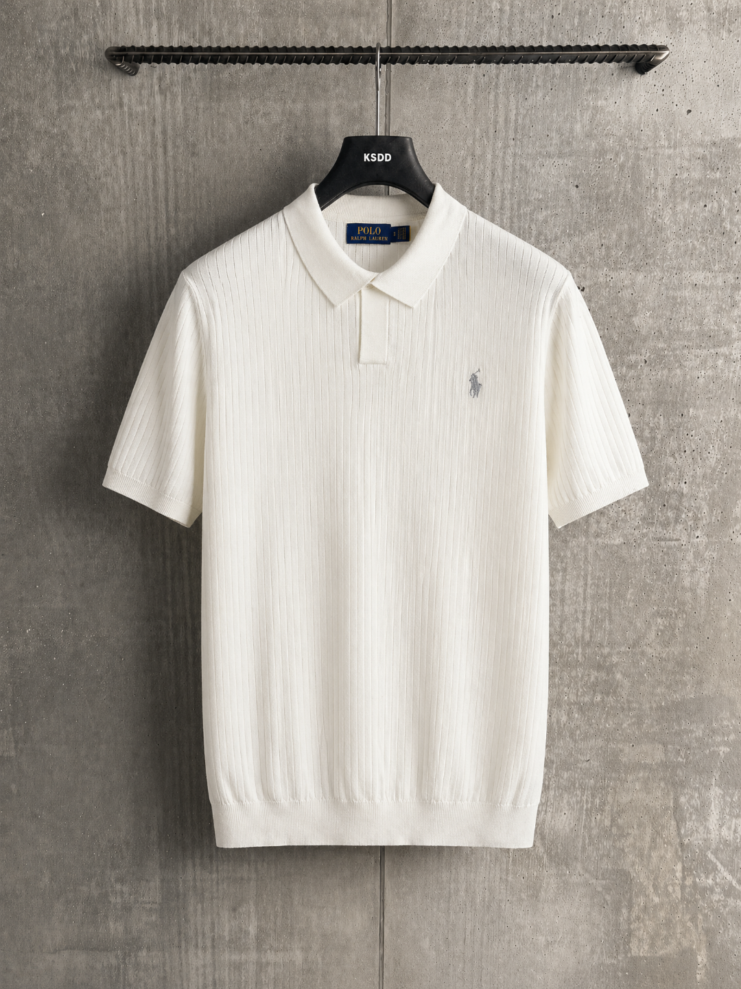Ralph Lauren RL拉夫坑条纹Polo短袖