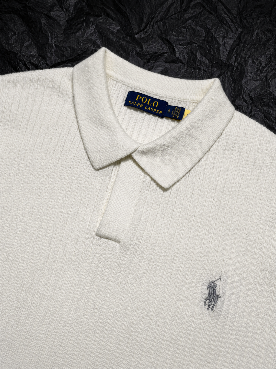 Ralph Lauren RL拉夫坑条纹Polo短袖