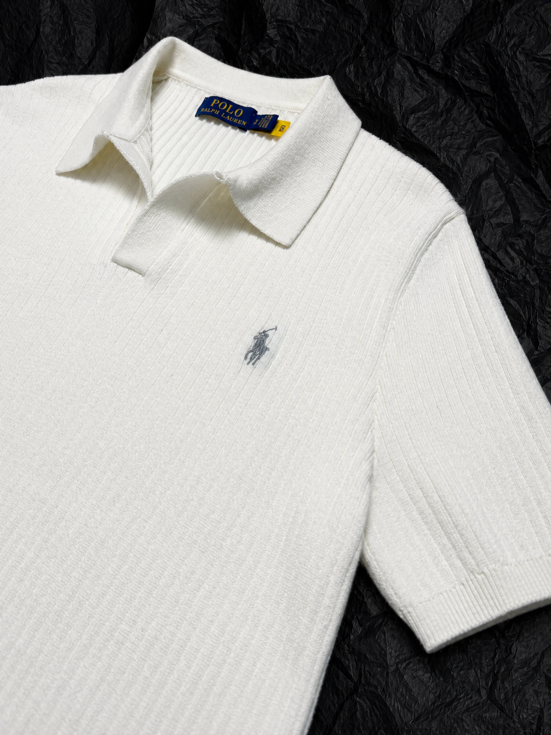 Ralph Lauren RL拉夫坑条纹Polo短袖