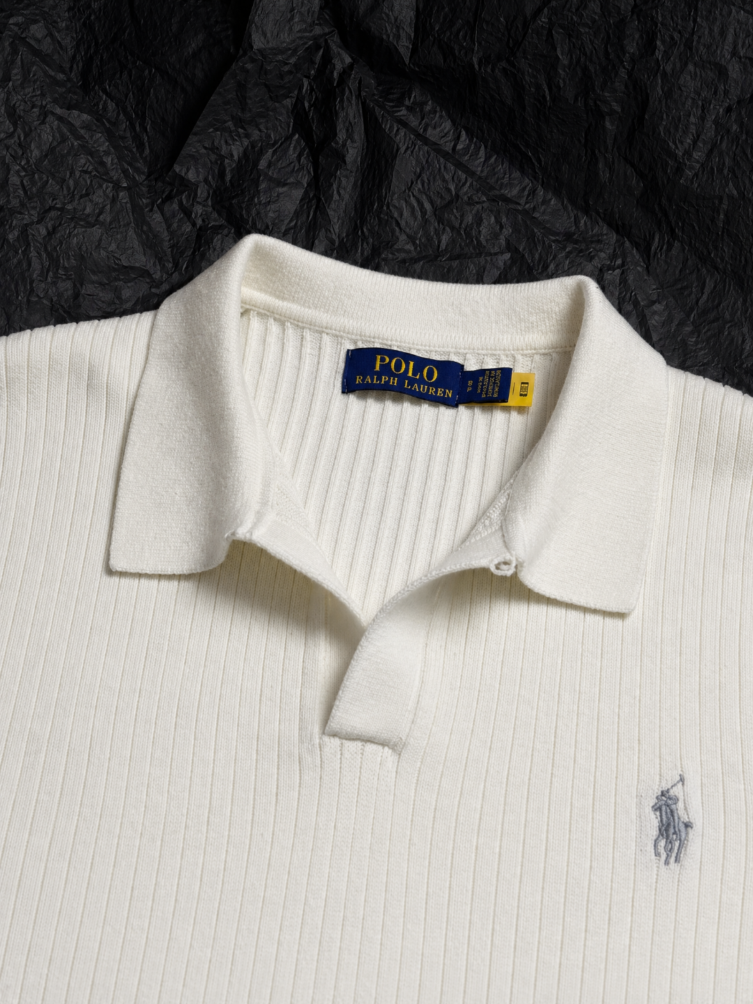 Ralph Lauren RL拉夫坑条纹Polo短袖