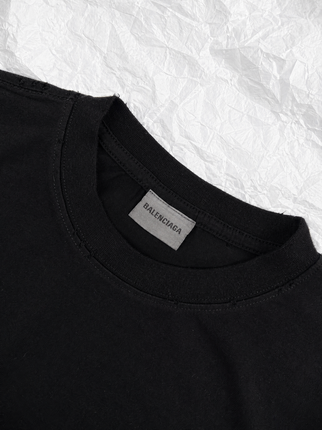 Balenciaga BAL胶带涂鸦短袖