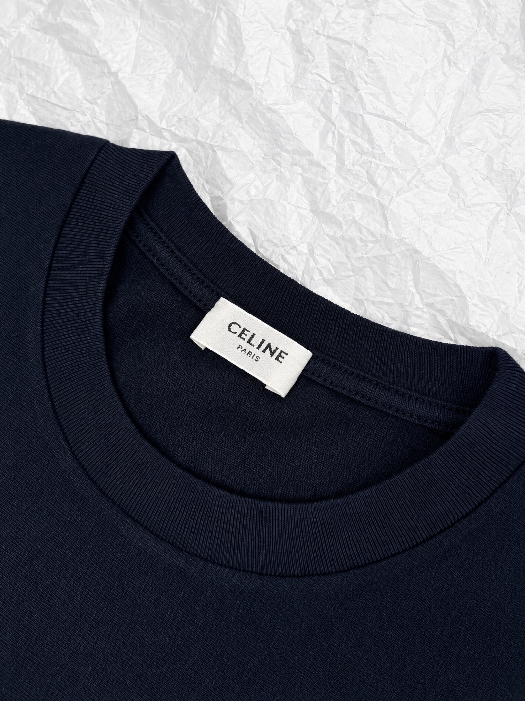 Celine Celin标识刺绣短袖