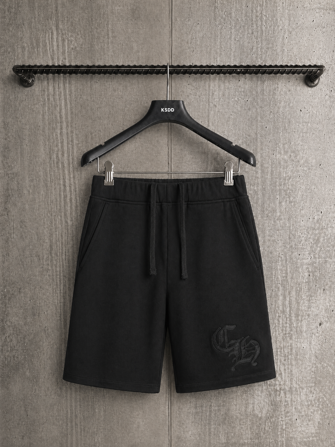 Chrome Hearts CH Chrome Hearts标识刺绣短裤