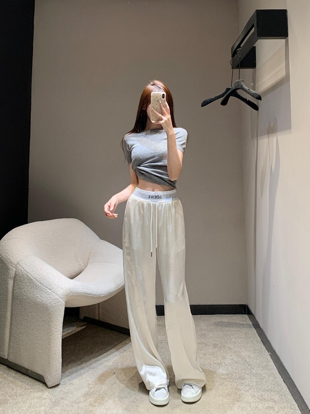 Loewe Spring/Summer Acetate Lounge Pants with Logo Waistband, Available in 2 Colors 4 i1748156497812 5115 0 3