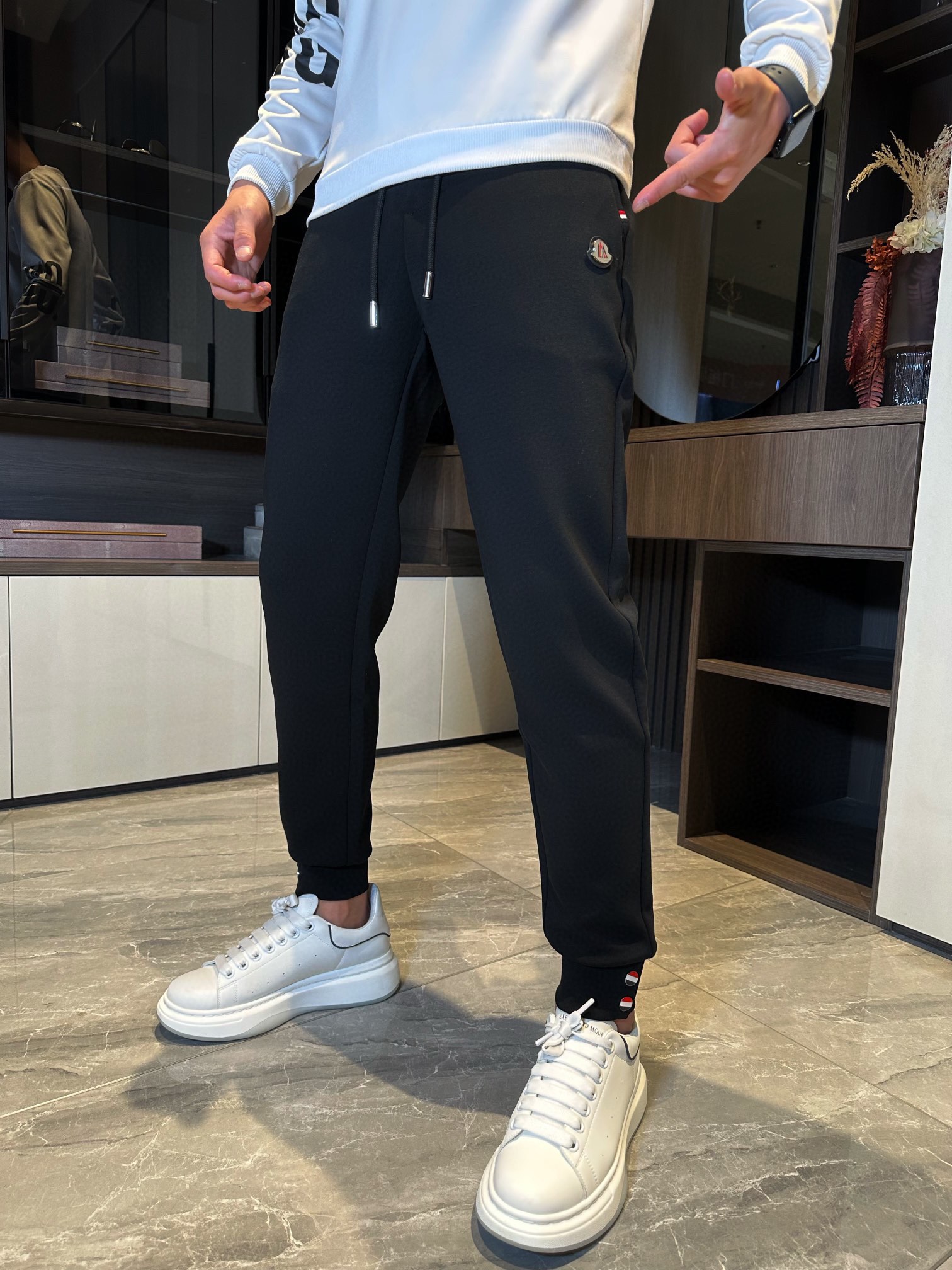 Moncler Clothing Pants & Trousers Cotton Spring Collection Casual