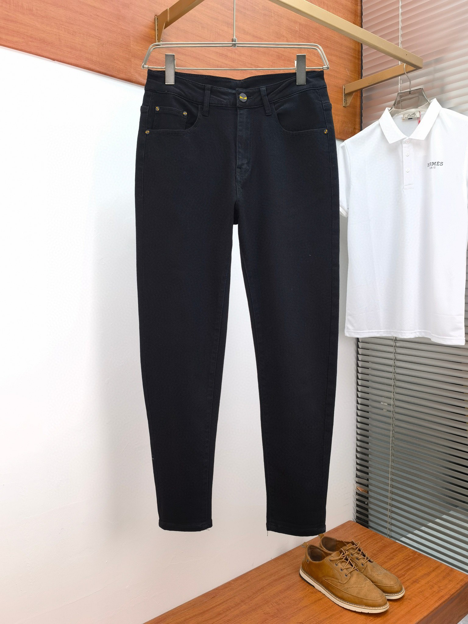Fendi Clothing Jeans Men Denim Genuine Leather Fall/Winter Collection Fashion