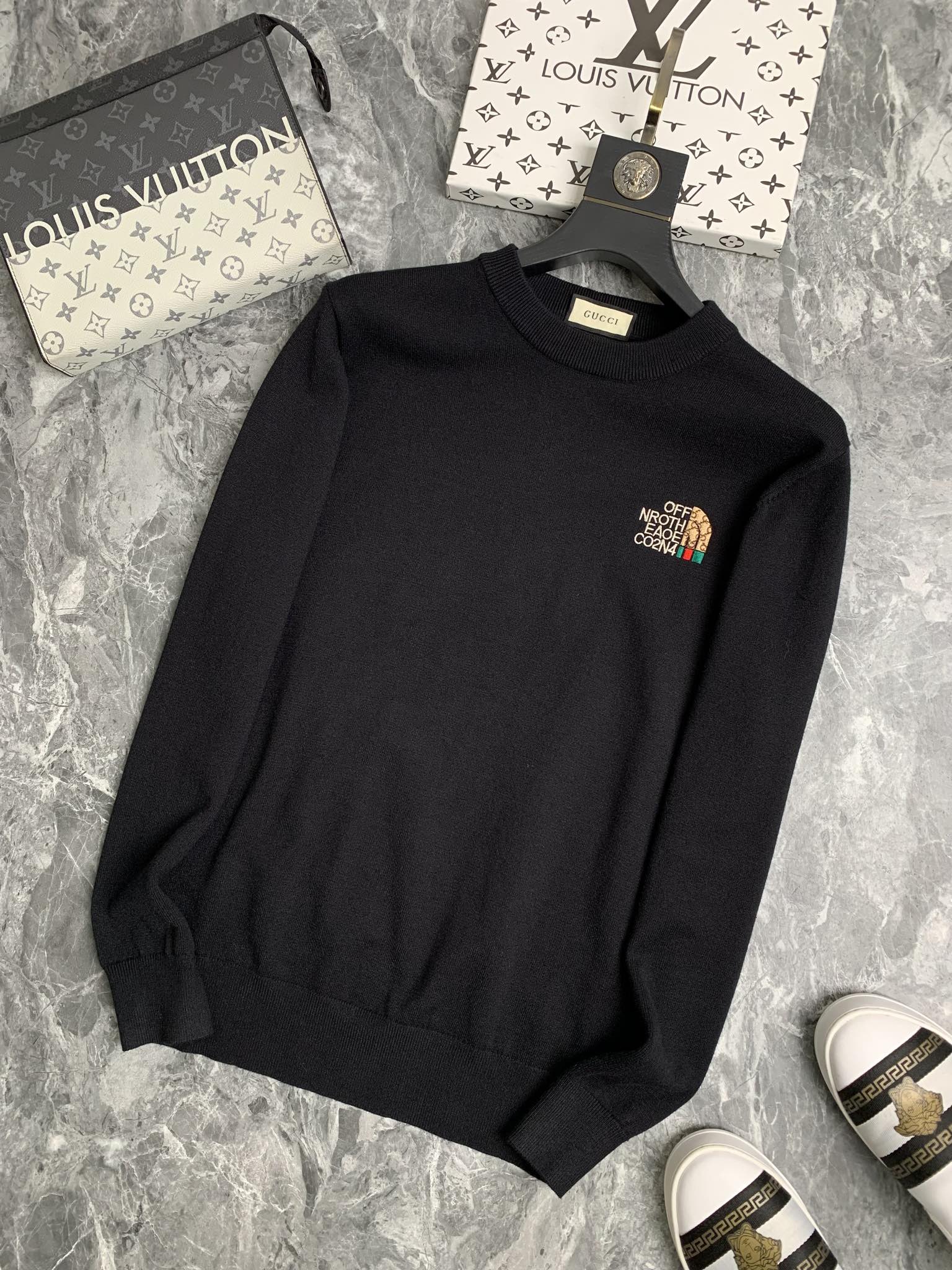 Gucci Kleding Trui Sweatshirts Mannen Breien Wol Herfst/winter collectie Fashion Casual