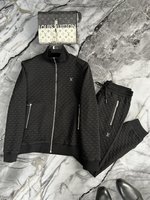 Louis Vuitton Clothing Cardigans Two Piece Outfits & Matching Sets Men Cotton Knitted Knitting Fall/Winter Collection Fashion Casual