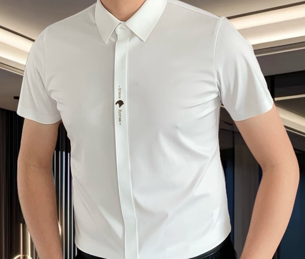 Luxurious Italian Silk Men’s Shirts for 2025 Spring/Summer Collection in Hong Kong Ocean Channels - 图片 7