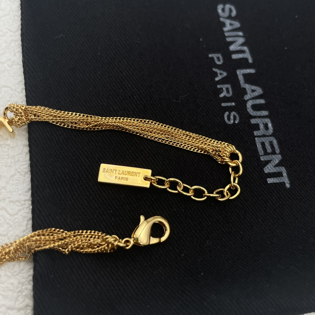 675 YL43 GOLD YSL FOR MULTILAYERED BRACELETS - 图片 3