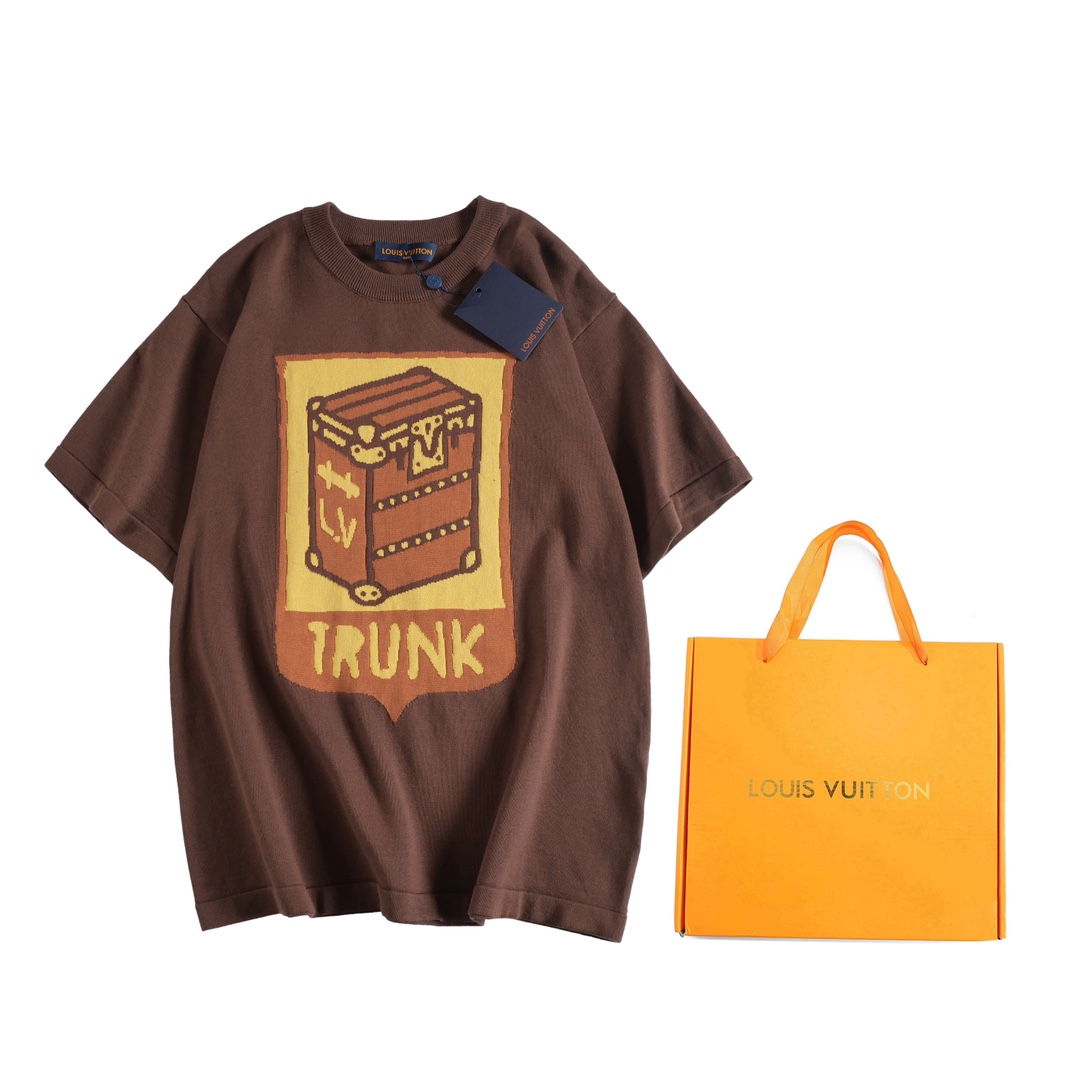 New Louis Vuitton T-shirt Collection 2024SS with Flower Patterns for Men and Women - 图片 1