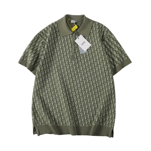 Dior Oblique Polo Shirt - تي شيرت بولو بنقشة ديور أوبليك المميزة 1 Dior Oblique Polo Shirt - تي شيرت بولو بنقشة ديور أوبليك المميزة