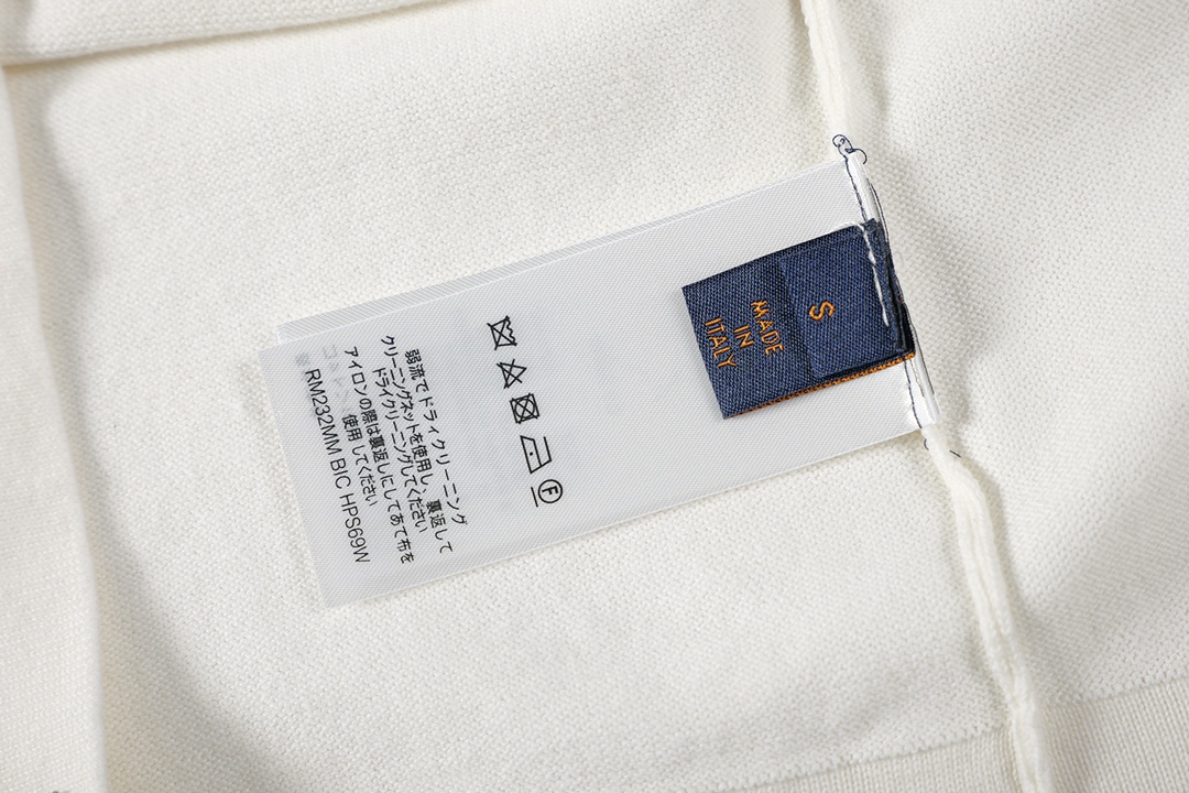 （神版） Louis Vuitton 2025新款 珠光纱章仔针织短袖