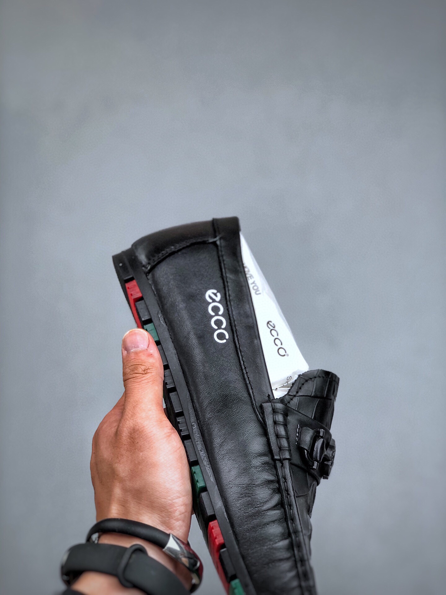300 ECCO/爱步 广东订单品质 运动跑鞋/休闲鞋 官网同款 彩用进口皮牛材质