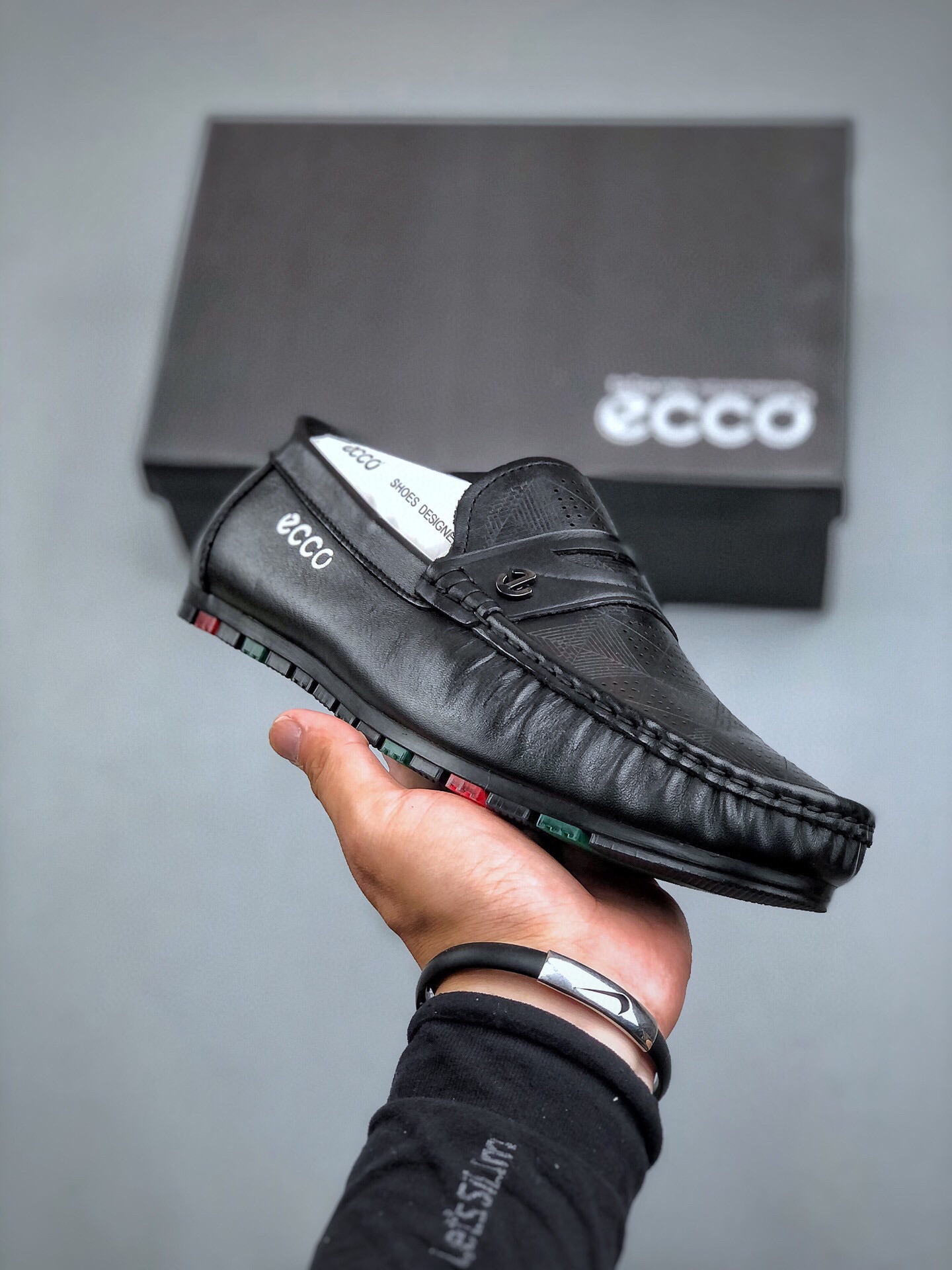 300 ECCO/爱步 广东订单品质 休闲豆豆鞋 驾车鞋 官网同款