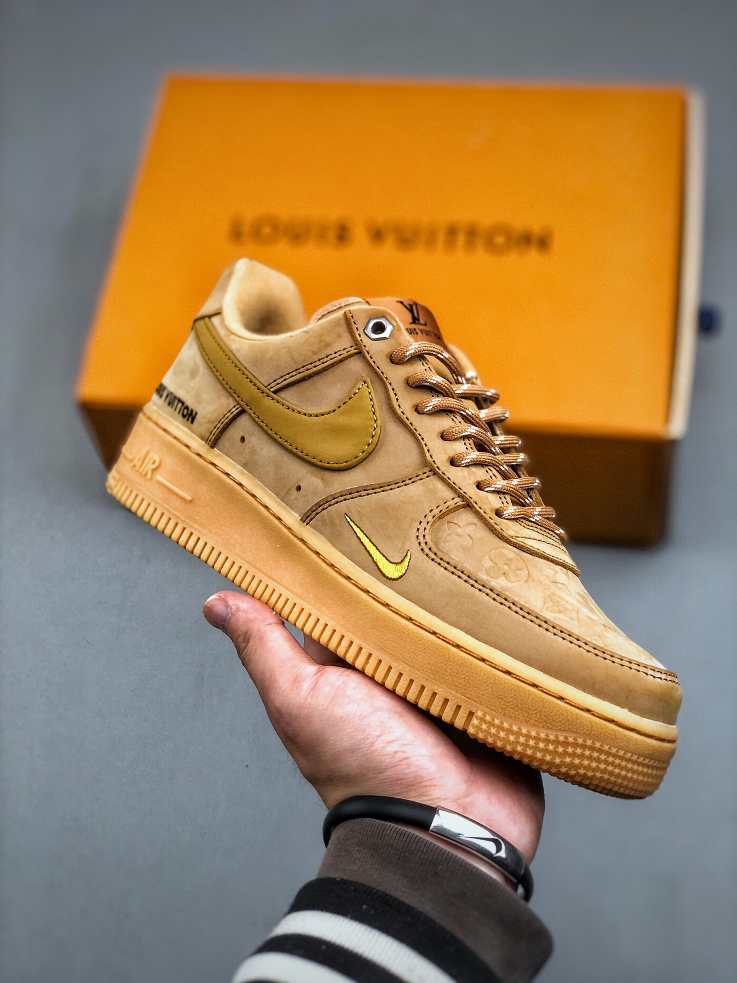 260 Nike Air Force 1 Low 空军一号 路易威登联名 AF1 低帮百搭休闲运动板鞋 CJ9179-200