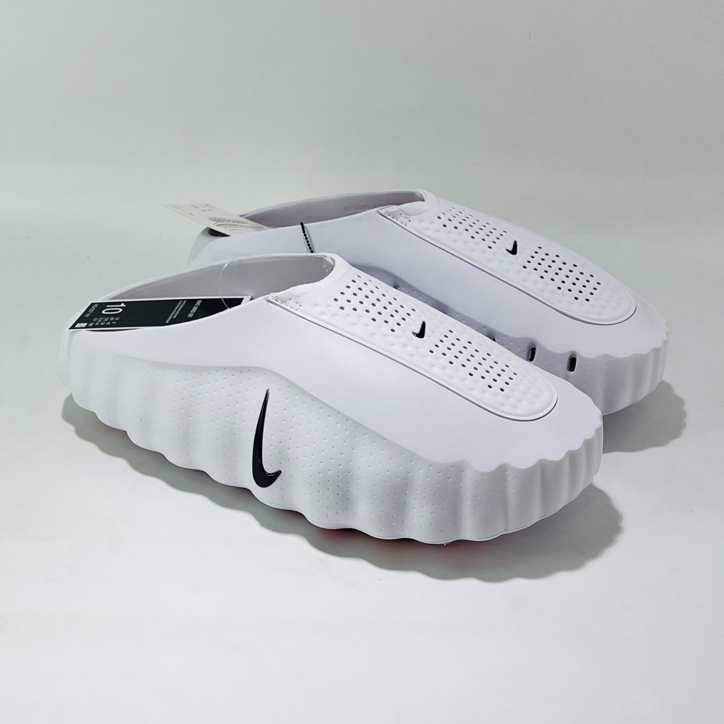 GC20# Nike Mind 001 PREGAME MULE 舒适贴合包头拖鞋 男款 白色 货号:HQ4307-101 (带半码)