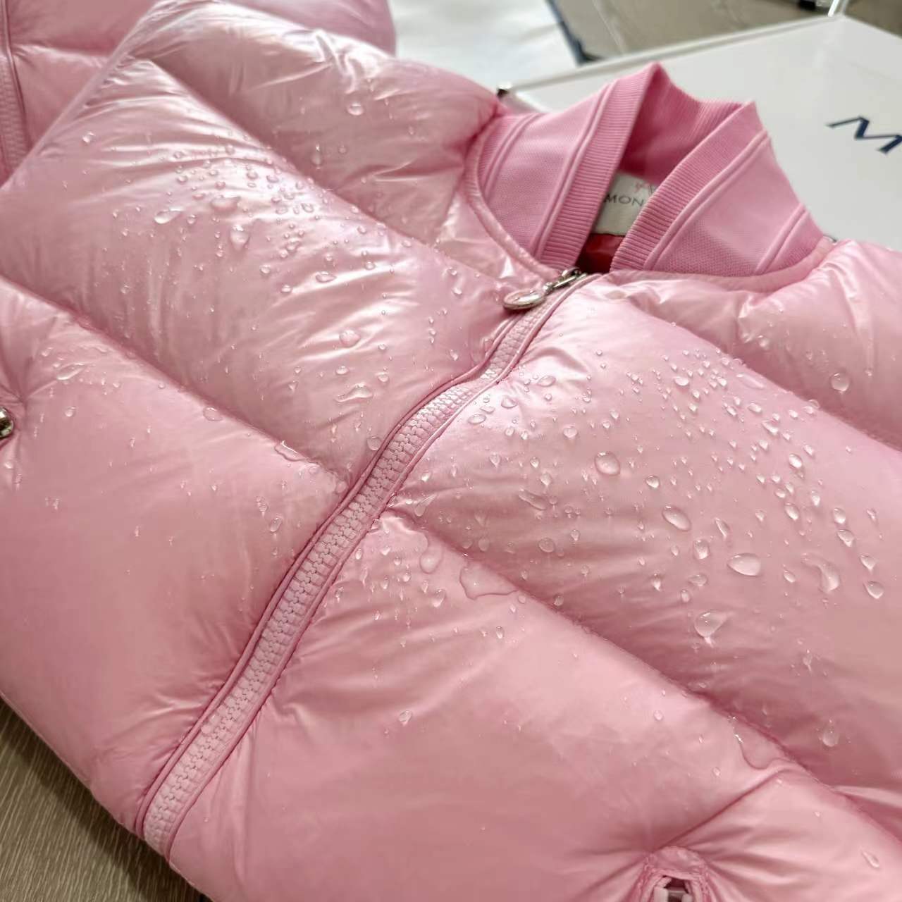 Moncler/Moncho Yilin Puffed Pilot Coat: Stylish Short Baseball Jacket for Girls - 图片 7