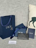 Is it OK to buy
 Dior Wallet Card pack Beige Black Calfskin Cowhide Oblique