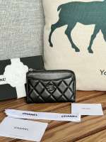 Chanel Portefeuilles Porte-Cartes Cuir de vache 1 Chanel Portefeuilles Porte-Cartes Cuir de vache