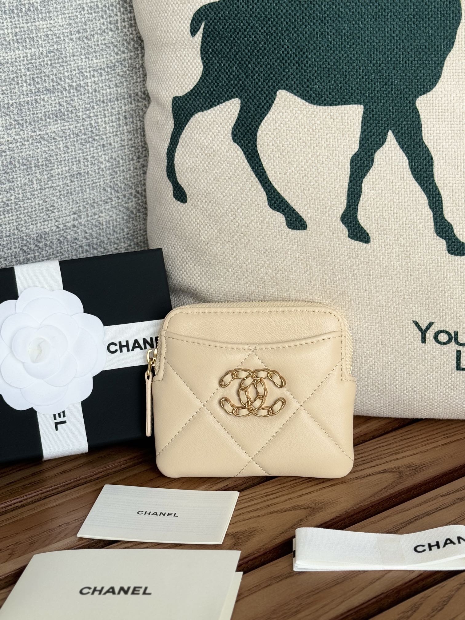 Chanel Wallet Lambskin Sheepskin Mini