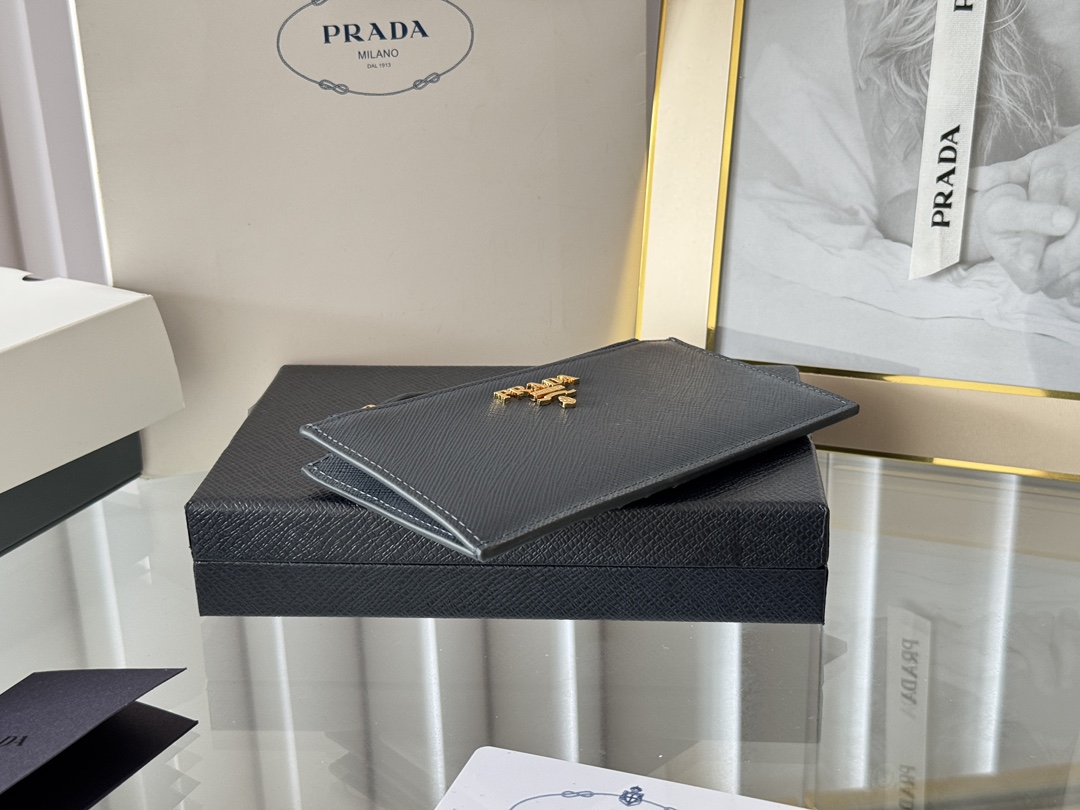 Сумка PRADA с крестообразным узором, визитница, кошелек для монет — photo 5