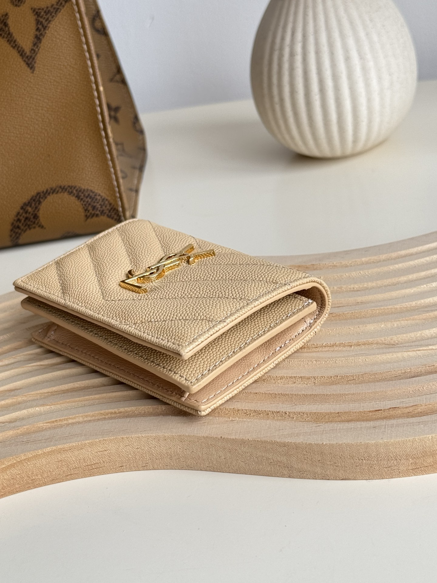 YSL Beige everyday shoulder