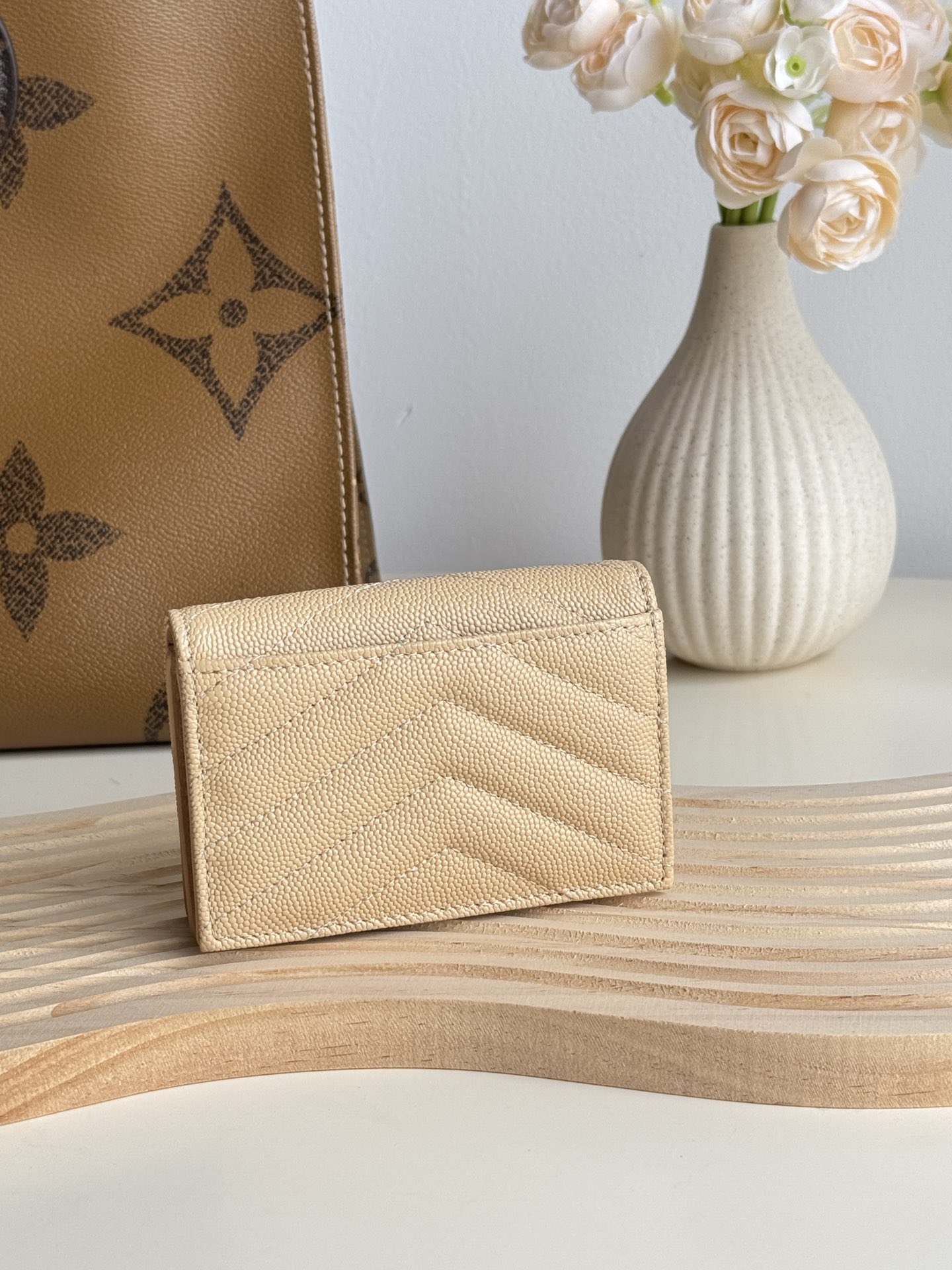 YSL Beige everyday shoulder