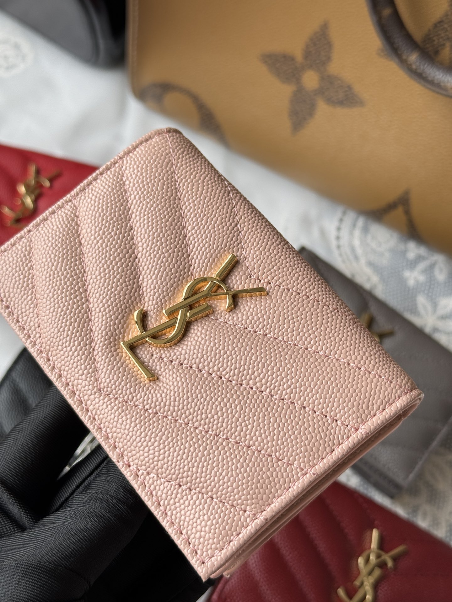 YSL Pink mini everyday shoulder