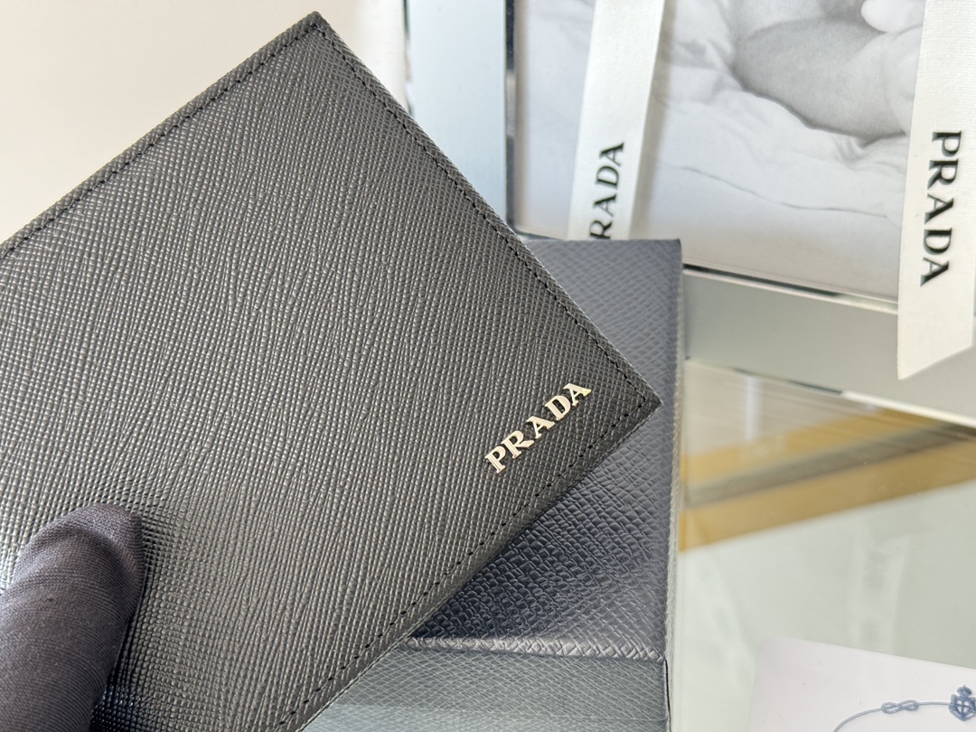 Prada 2M0513 Safiano Gold Cross-Grained Wallet Original Quality Summary - 图片 6