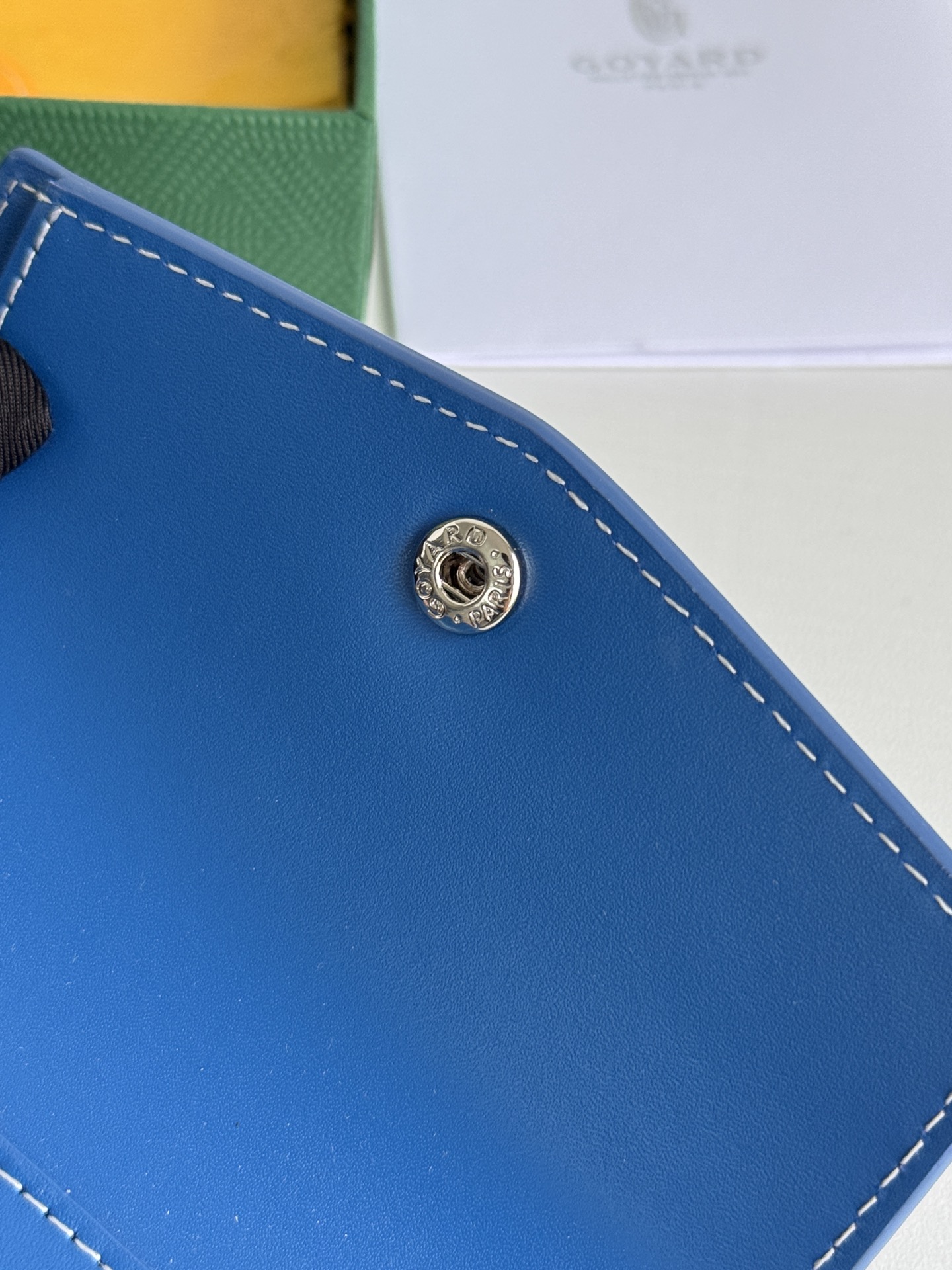 Saint-Gabriel 三折財布 - Goyardine帆布と小牛皮製の軽量デザイン